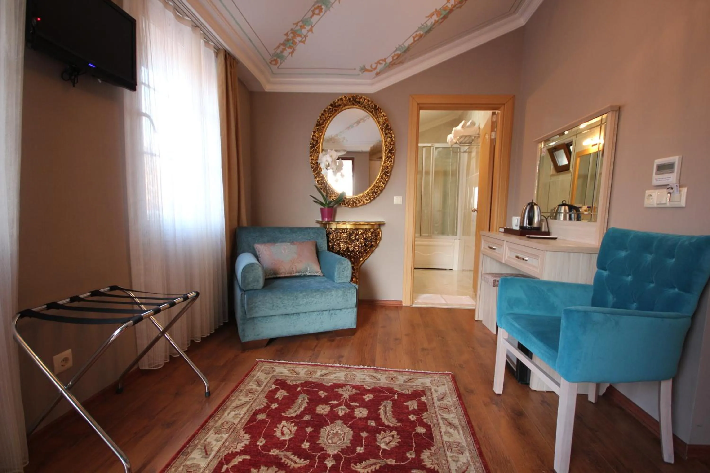 Seating area in Sultans Royal Hotel