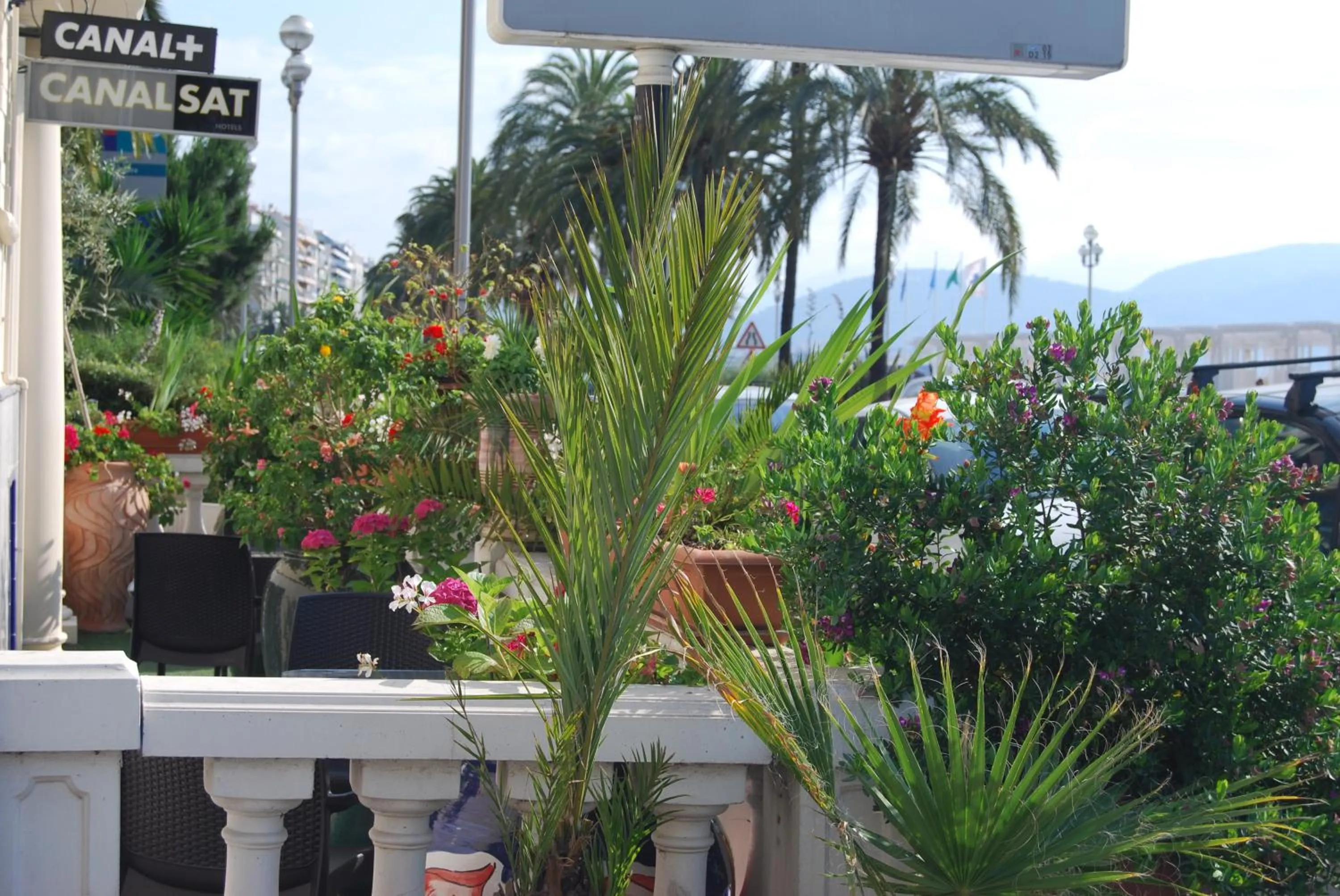 Balcony/Terrace in Hôtel Azur