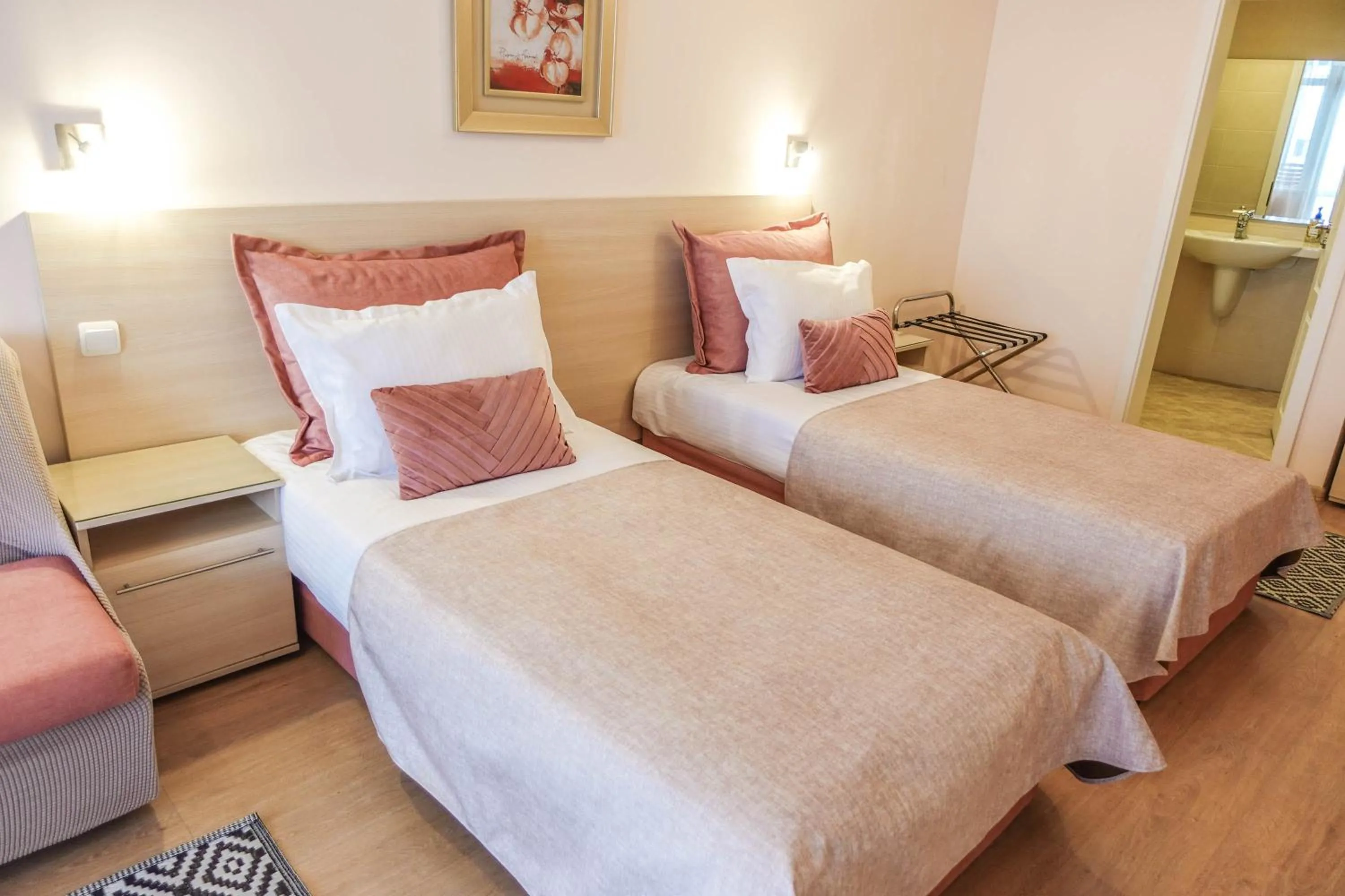 Bed in Hotel Acropolis