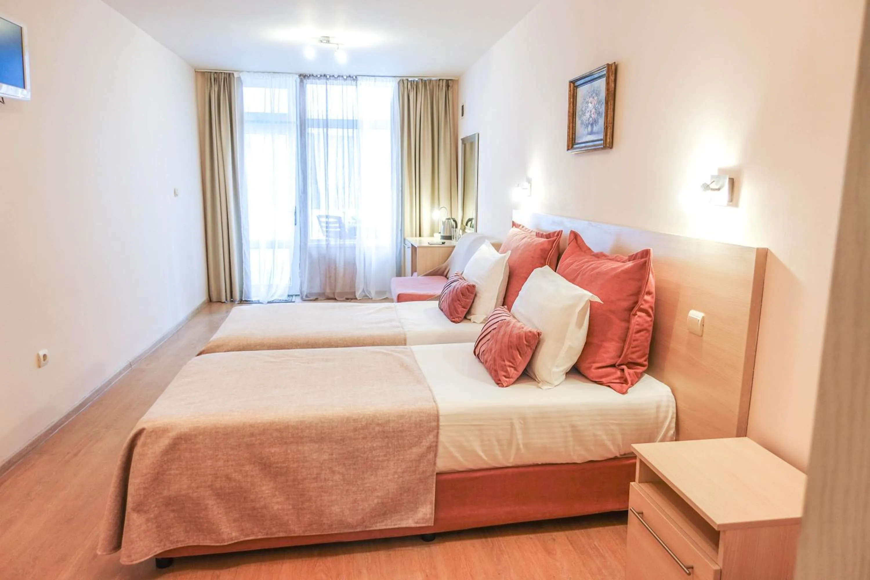 Bed in Hotel Acropolis