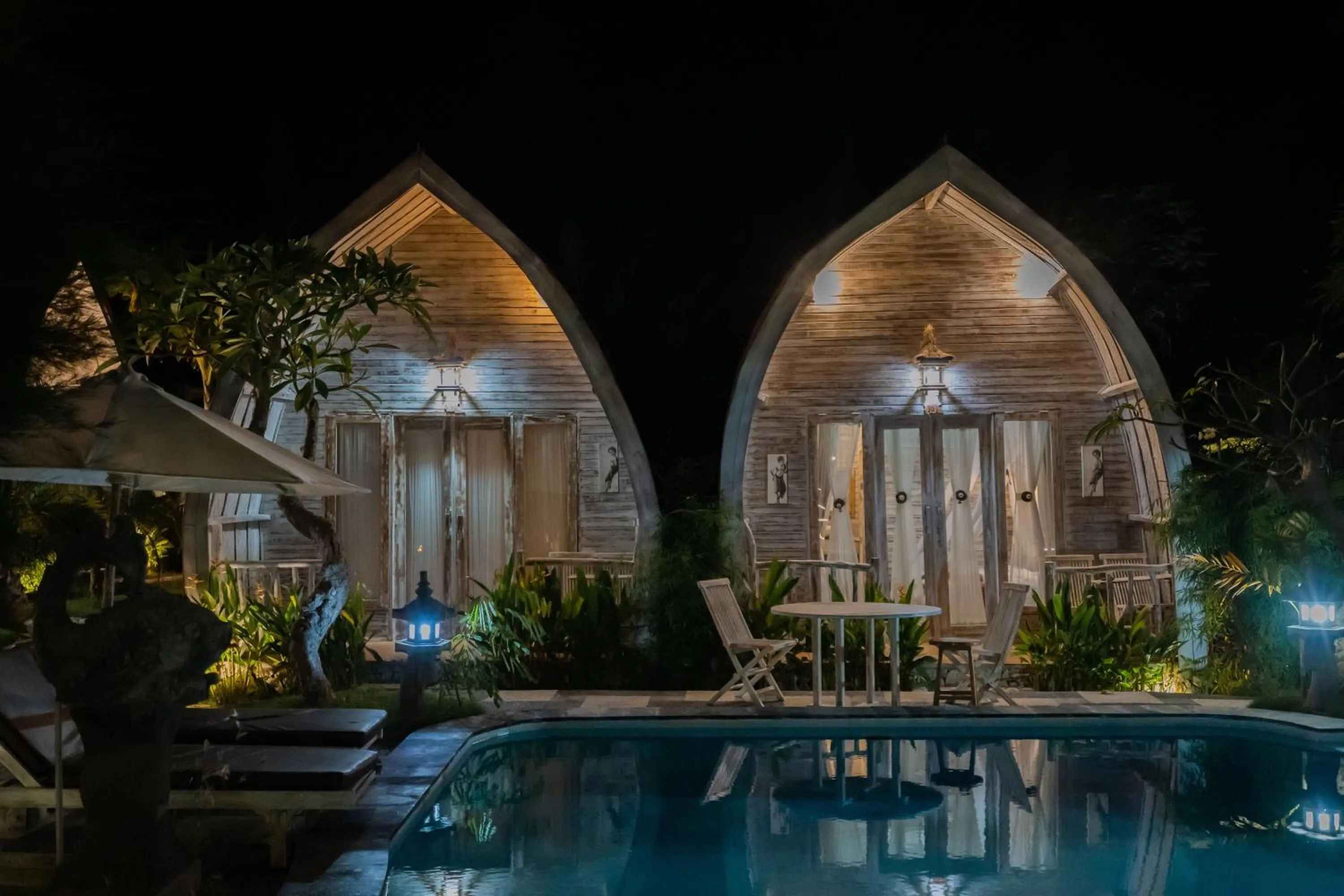 Property building in The Mel Huts