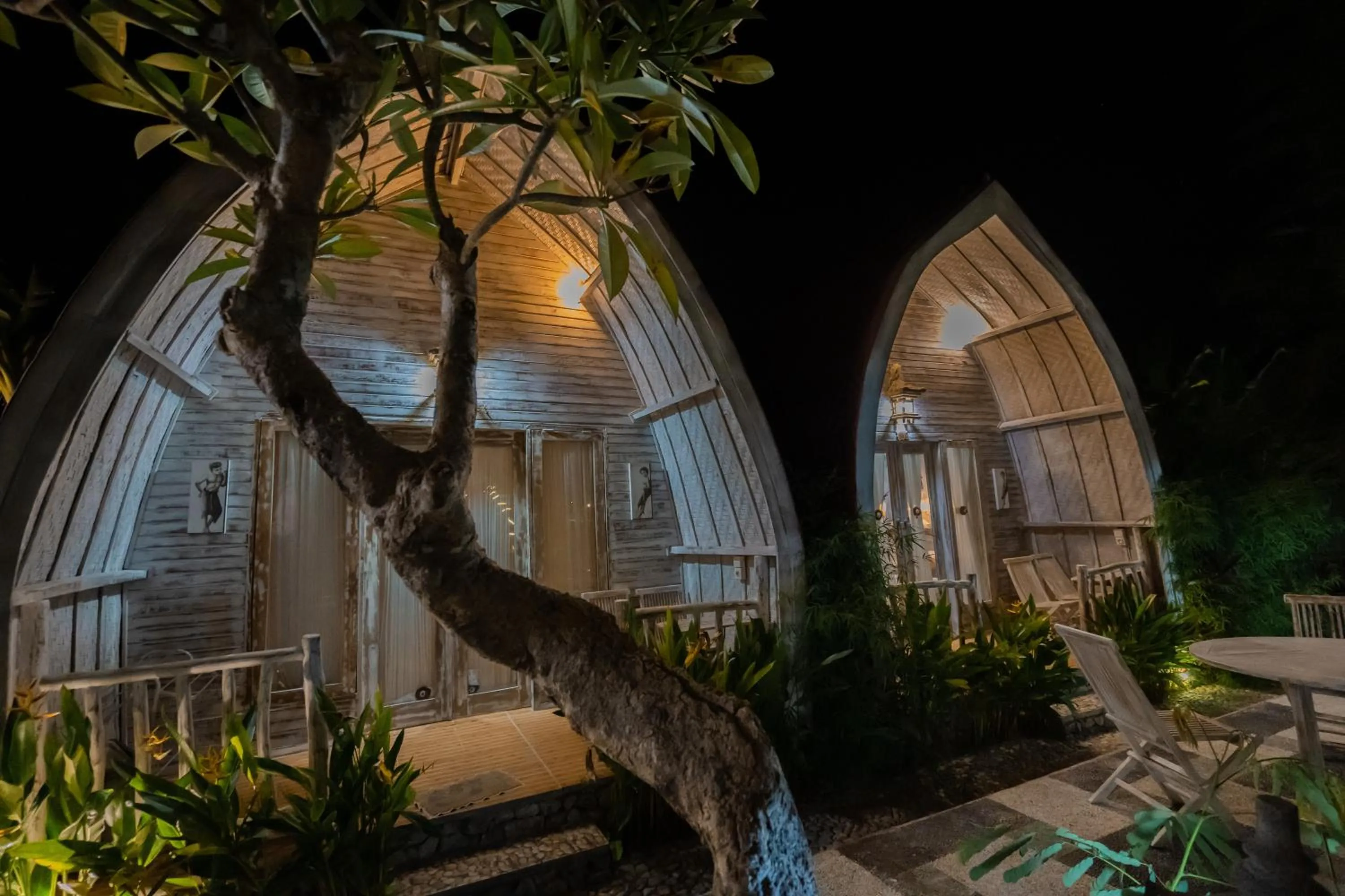 Property building in The Mel Huts