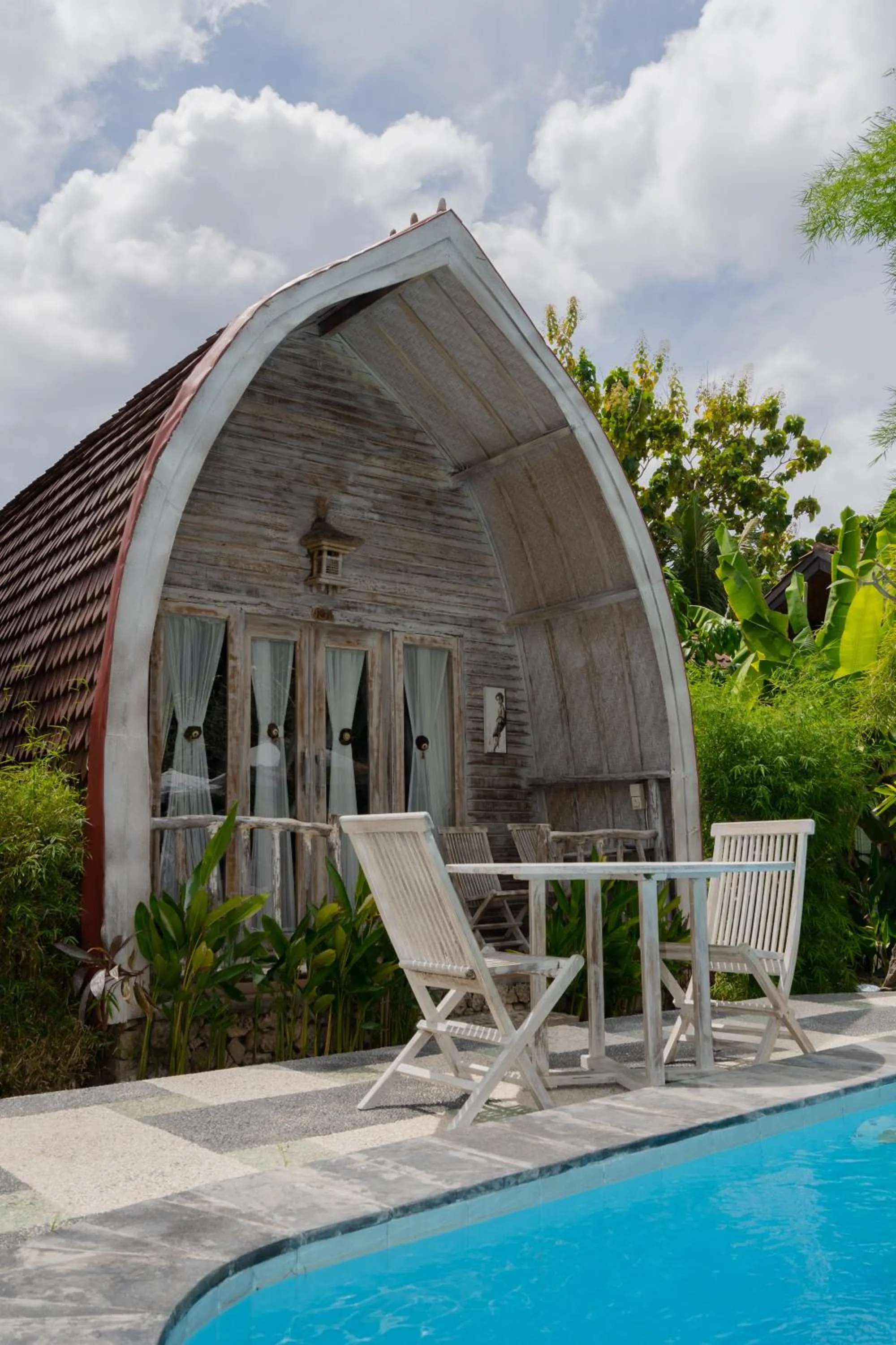 Property building in The Mel Huts