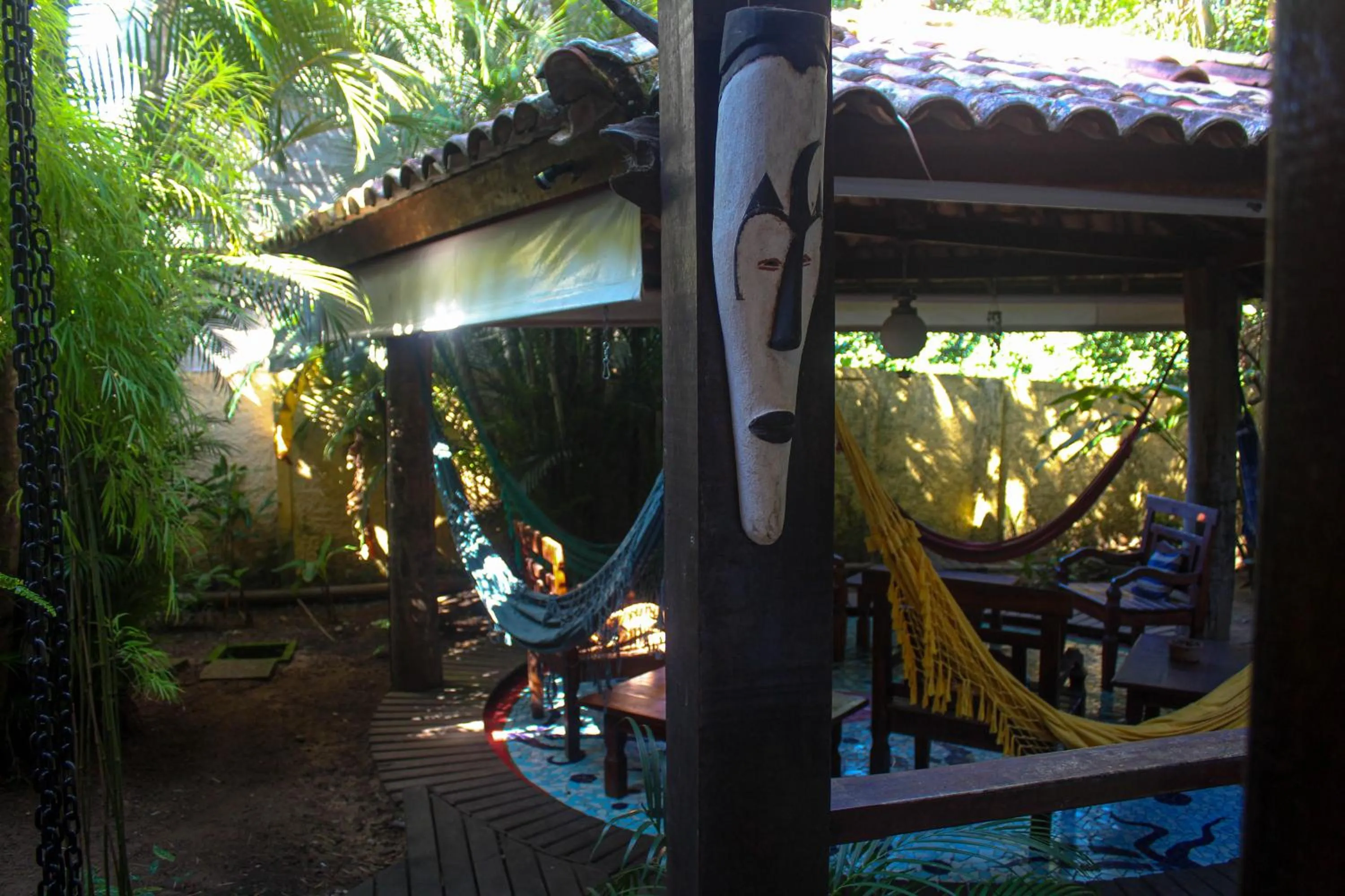 Garden view in Pousada Tropicana