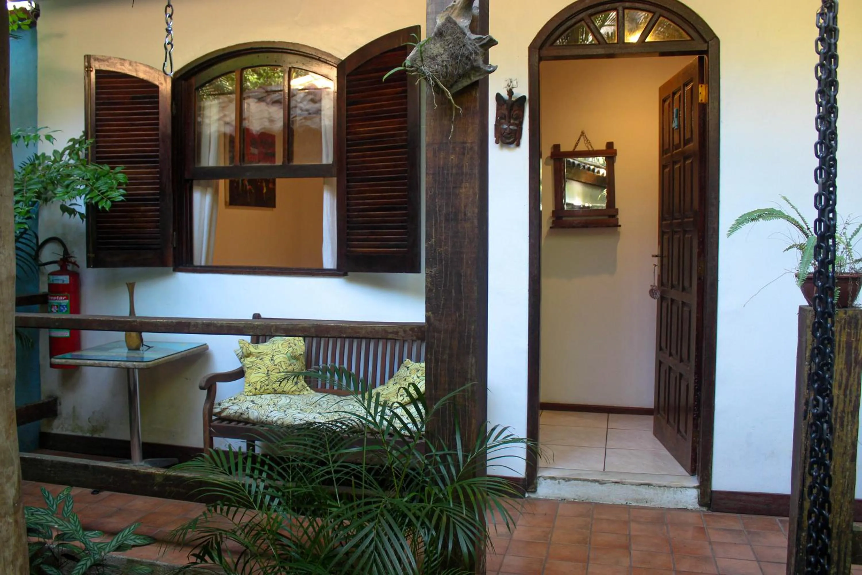 Kitchen or kitchenette in Pousada Tropicana