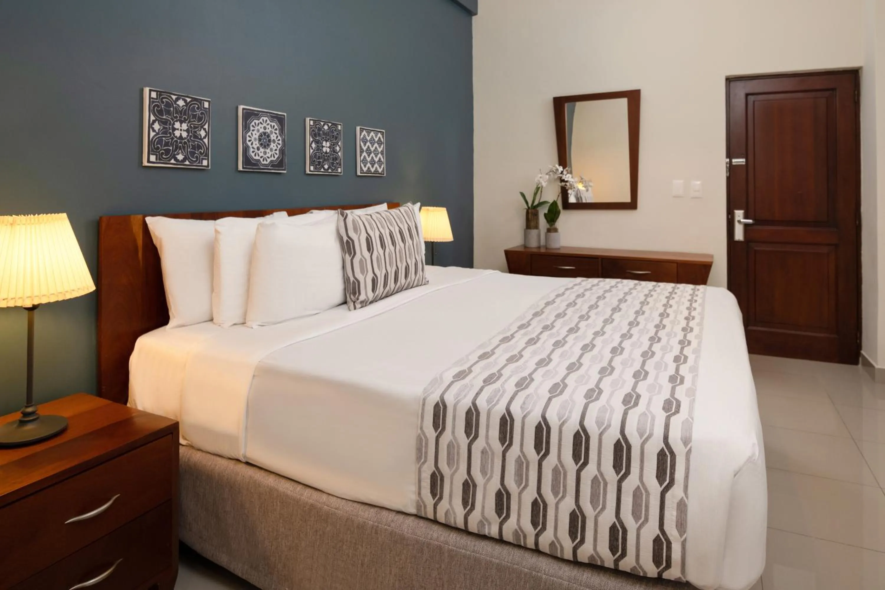 Bed in Hodelpa Caribe Colonial