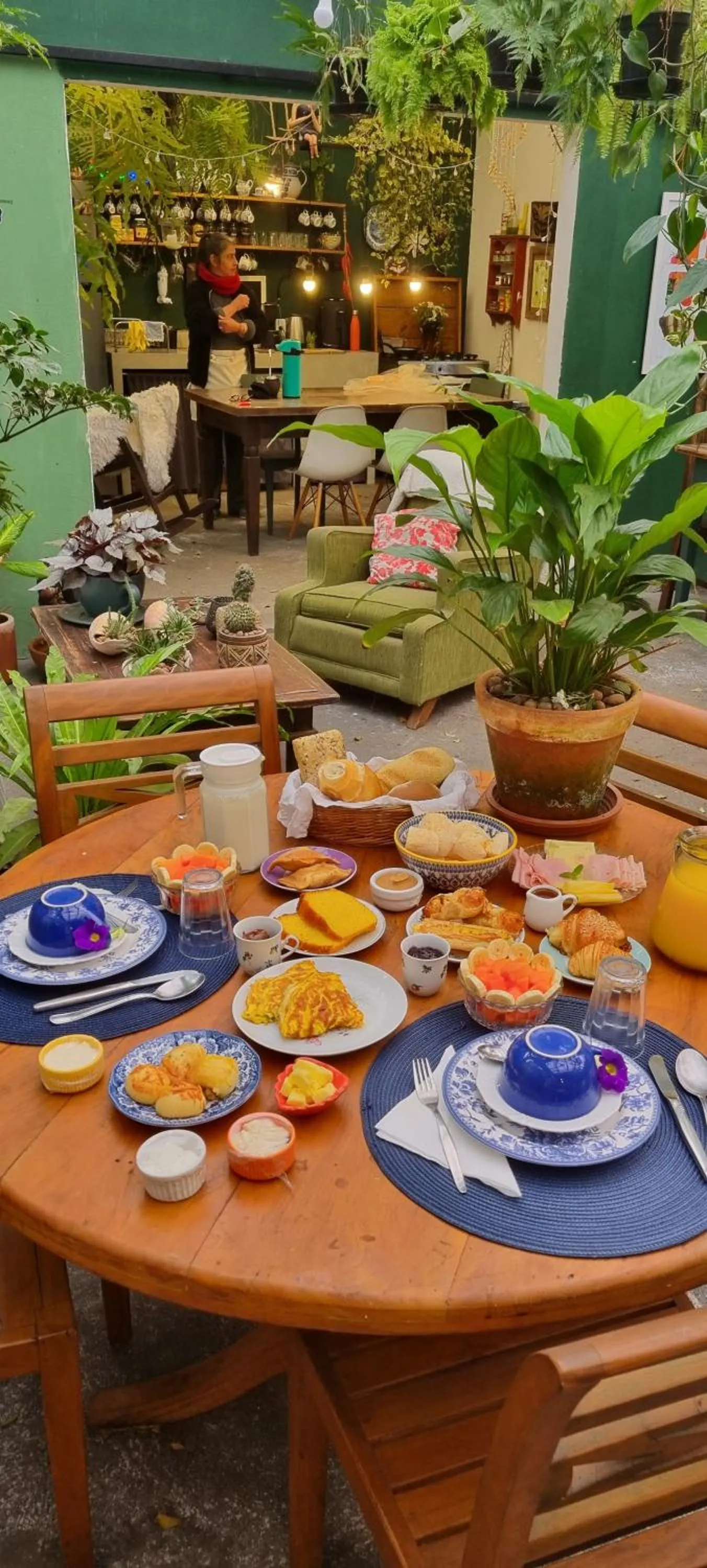 Breakfast in Pousada Santarina