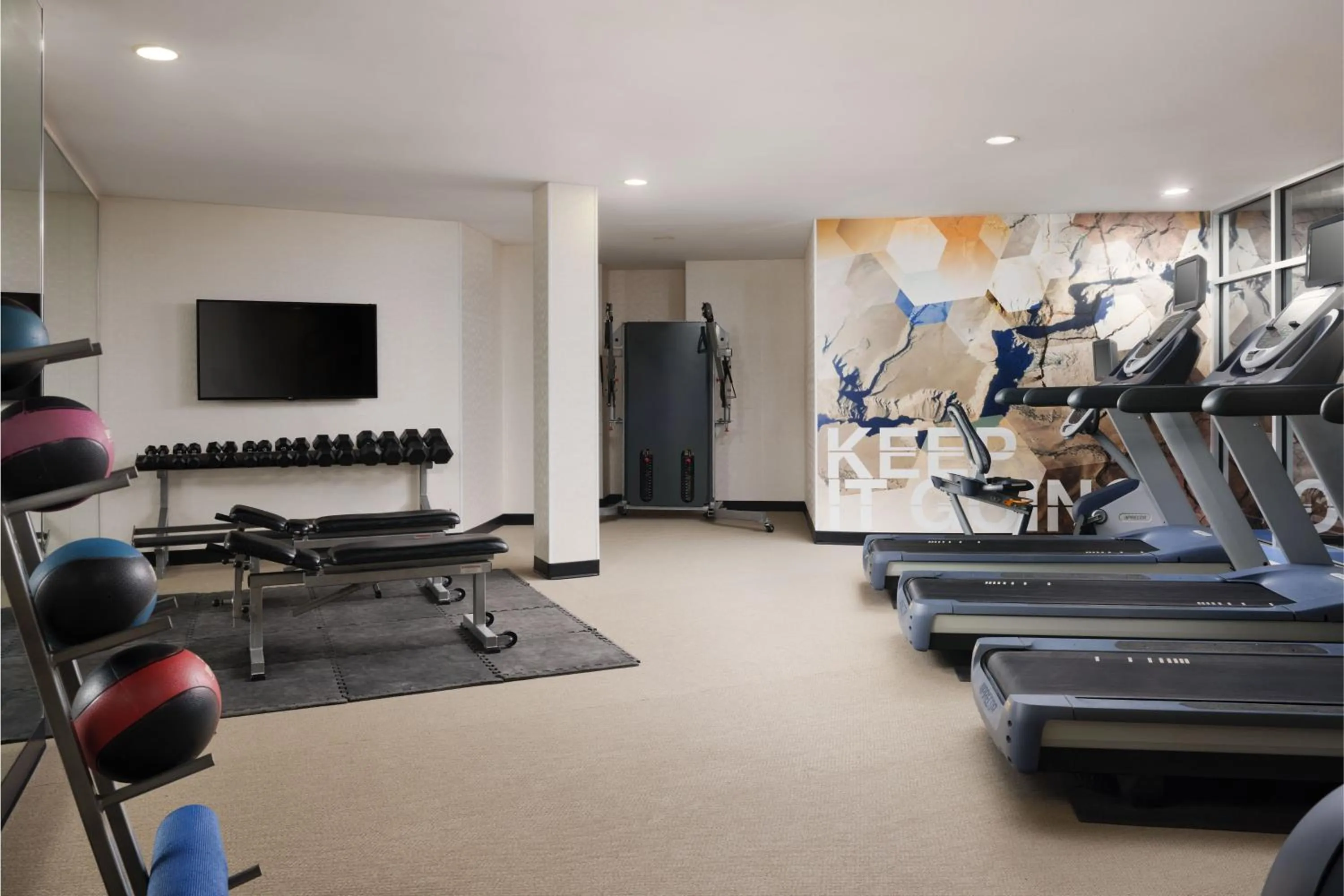 Fitness centre/facilities in SpringHill Suites Minneapolis-St. Paul Airport/Mall Of America