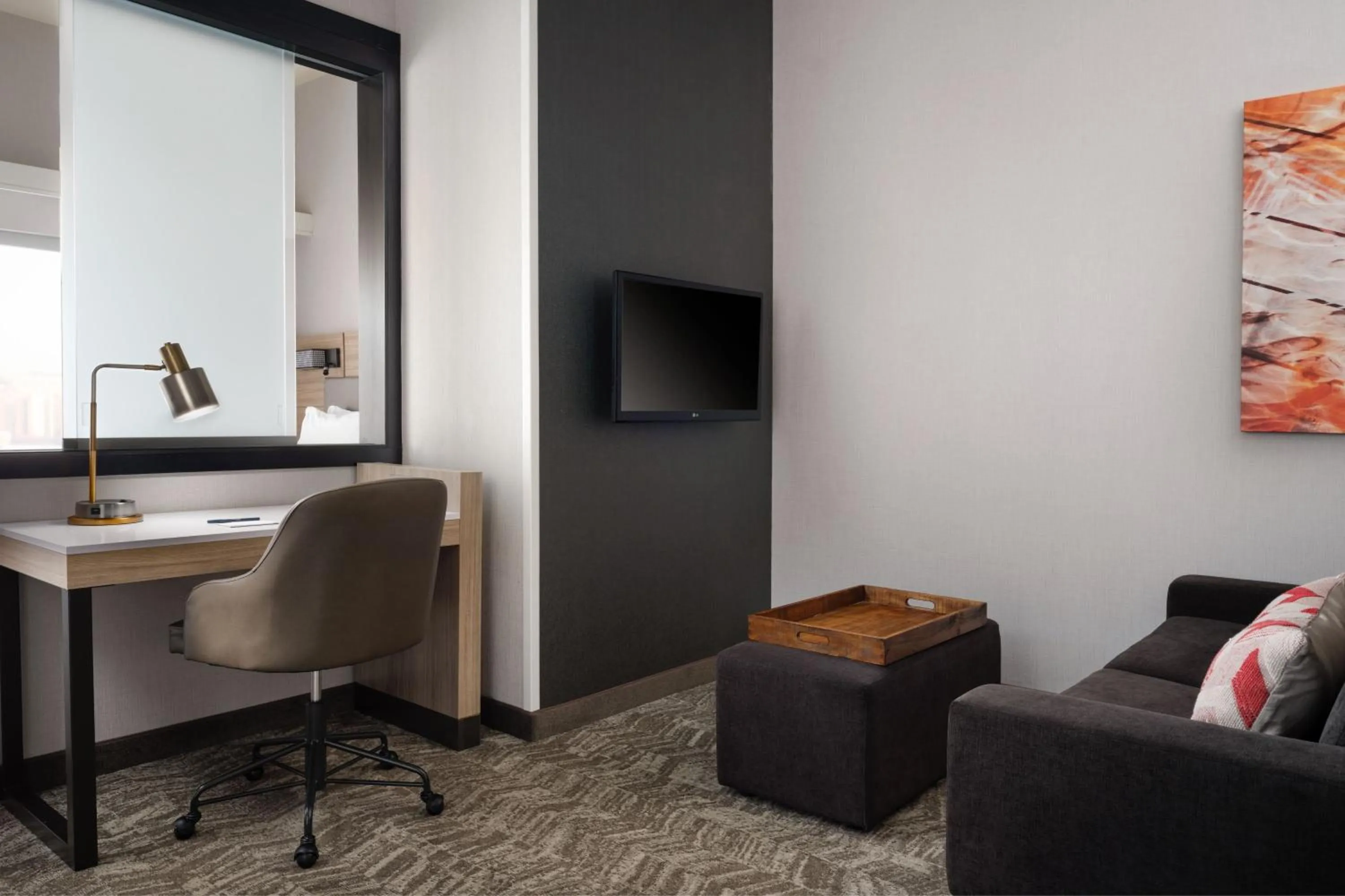 Living room in SpringHill Suites Minneapolis-St. Paul Airport/Mall Of America