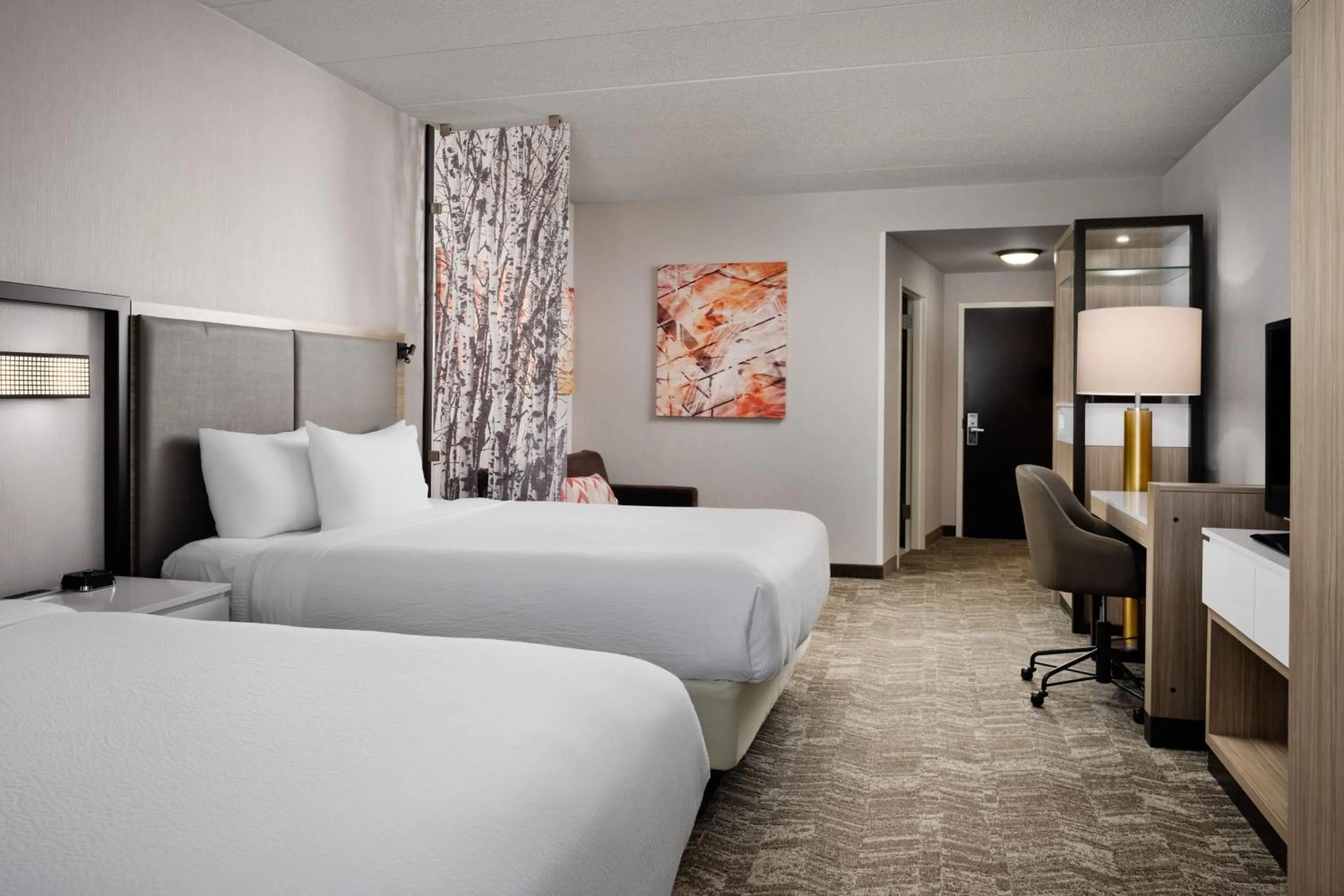 Bedroom, Bed in SpringHill Suites Minneapolis-St. Paul Airport/Mall Of America