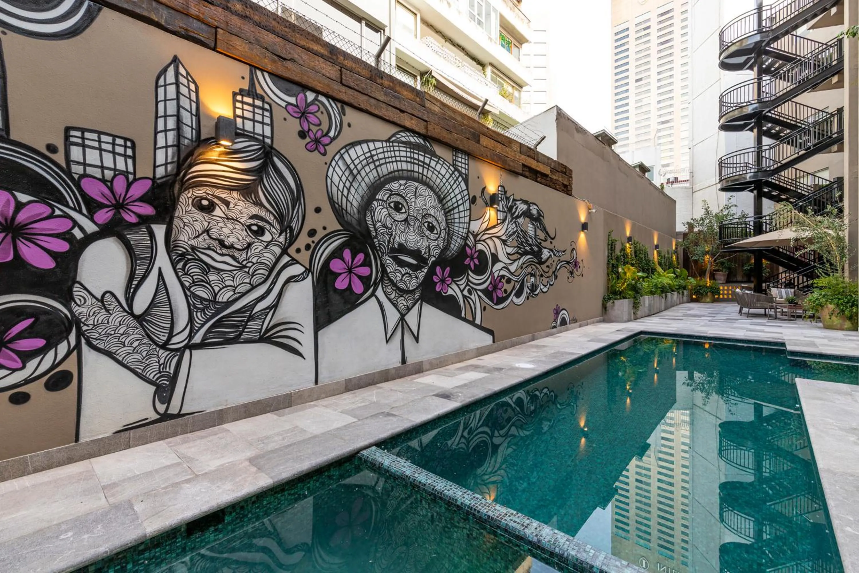 Swimming pool in Dominion Polanco