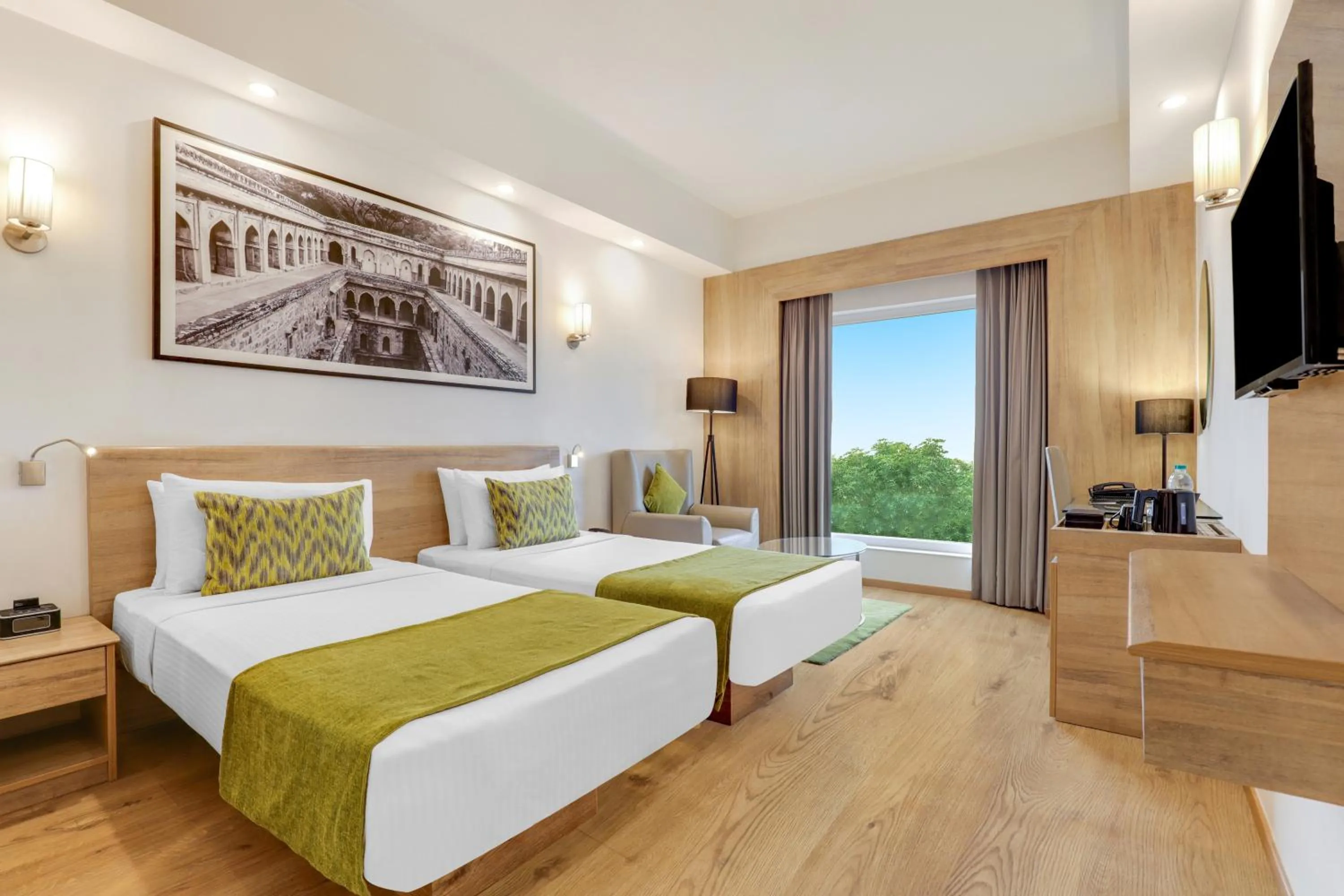 Bed in Lemon Tree Premier 1, Gurugram