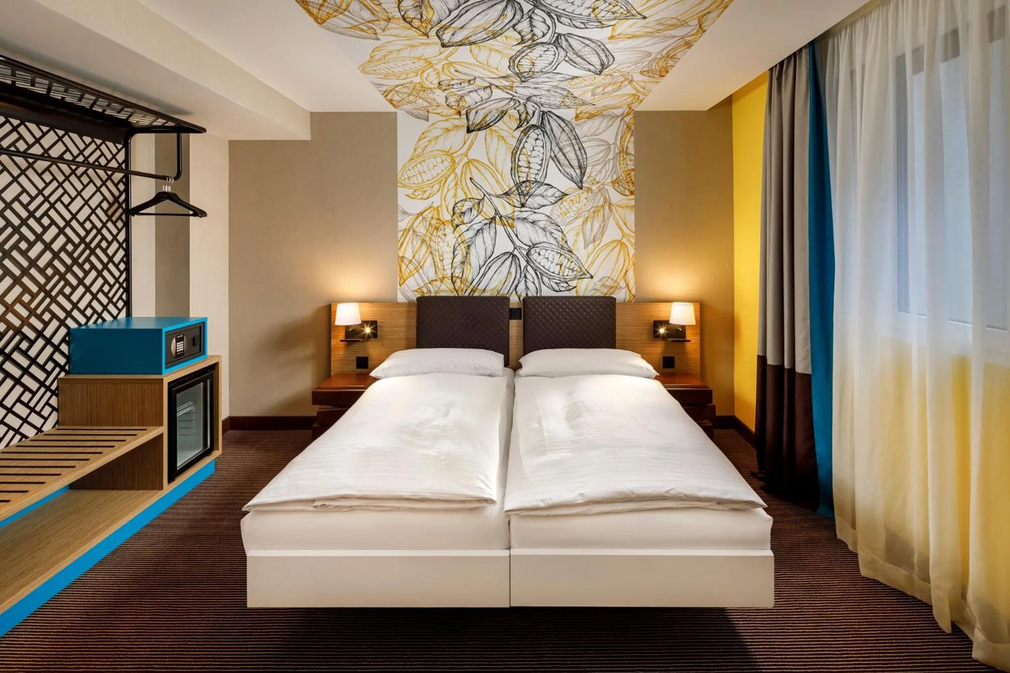 Bedroom, Bed in Swiss Chocolate by Fassbind Lausanne