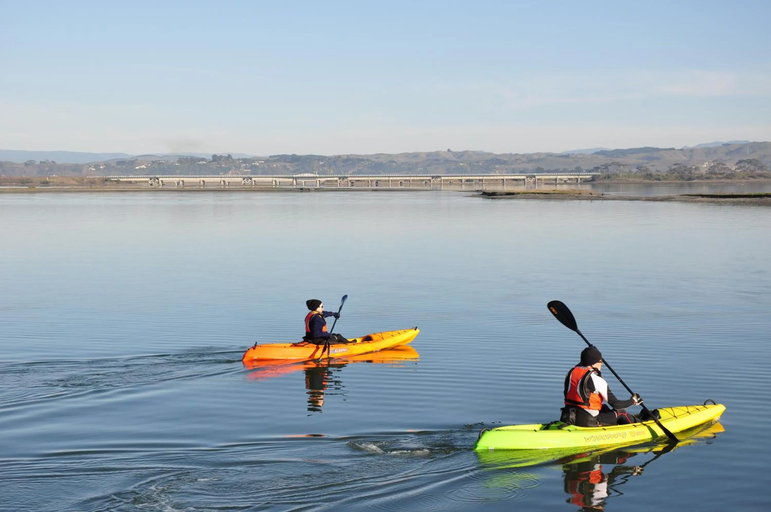 Canoeing in Fairley Motor Lodge