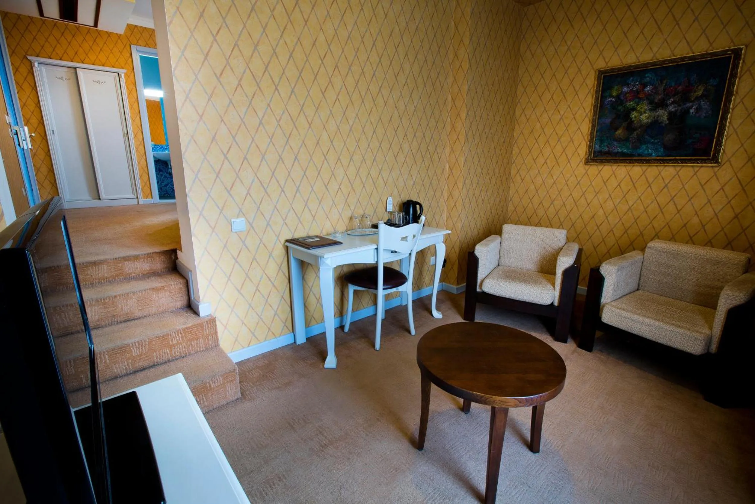 Seating area in Hotel Kopala