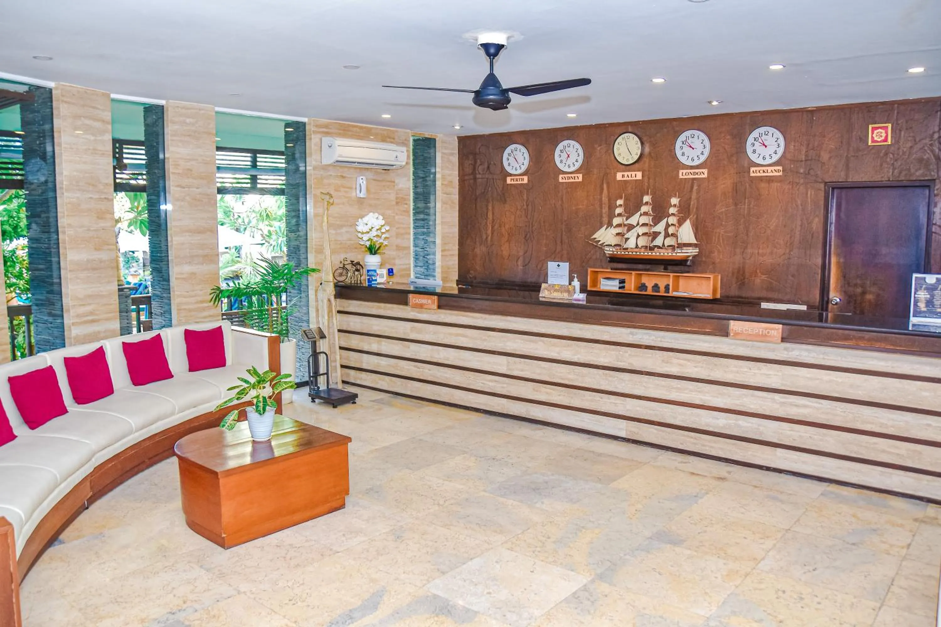Lobby or reception in The Lokha Legian Resort & Spa