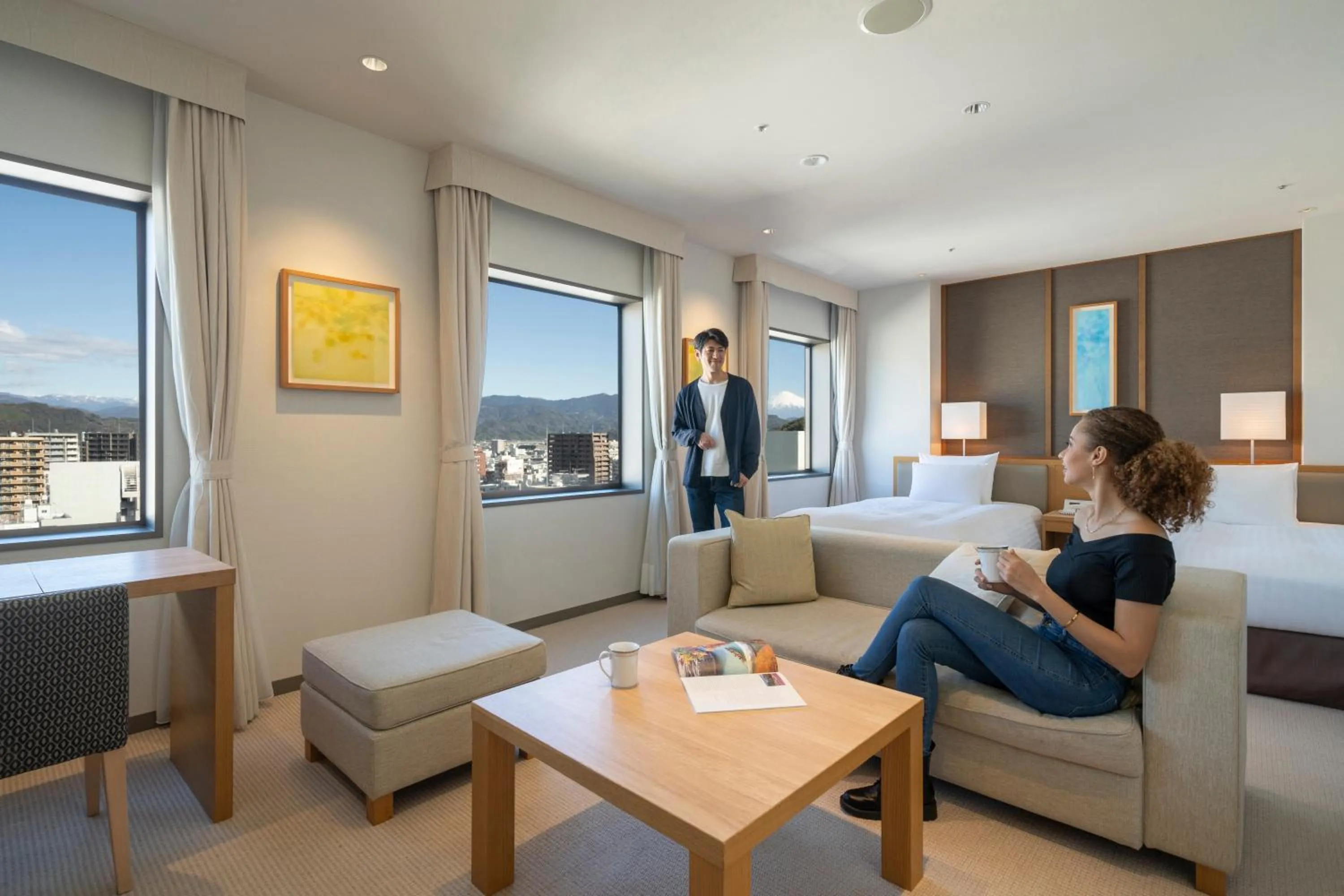 Photo of the whole room, Bed in Hotel Associa Shizuoka