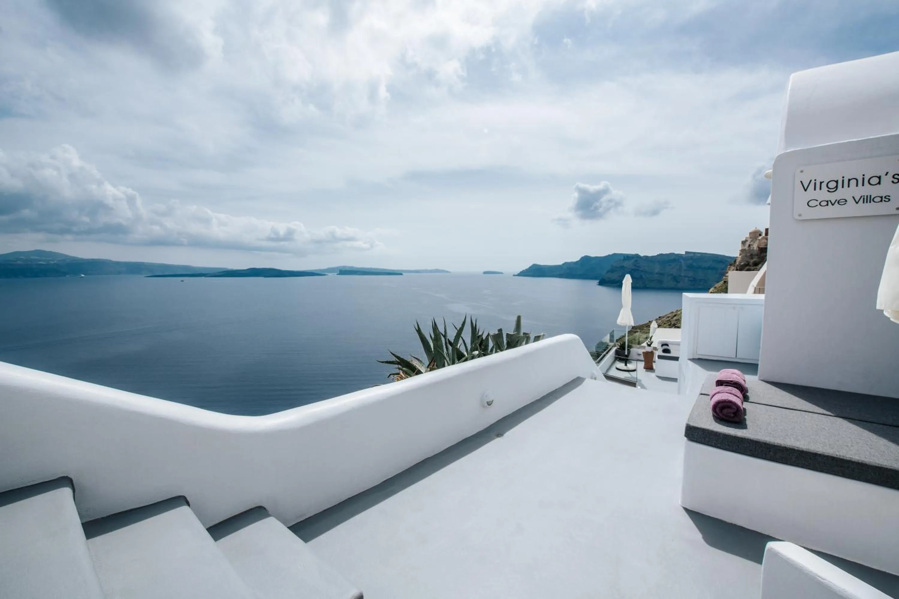 Balcony/Terrace in Virginia's Cave Villas