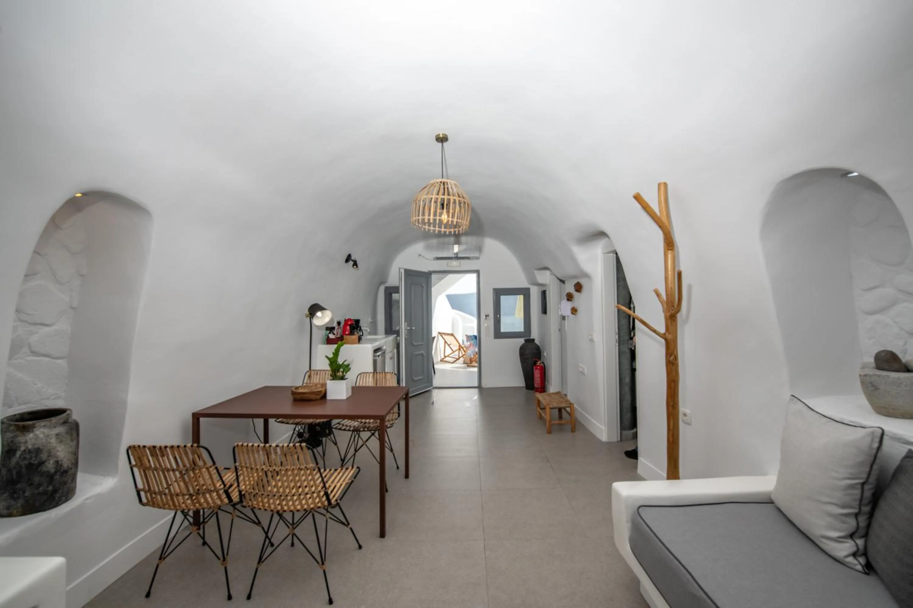 Living room in Virginia's Cave Villas