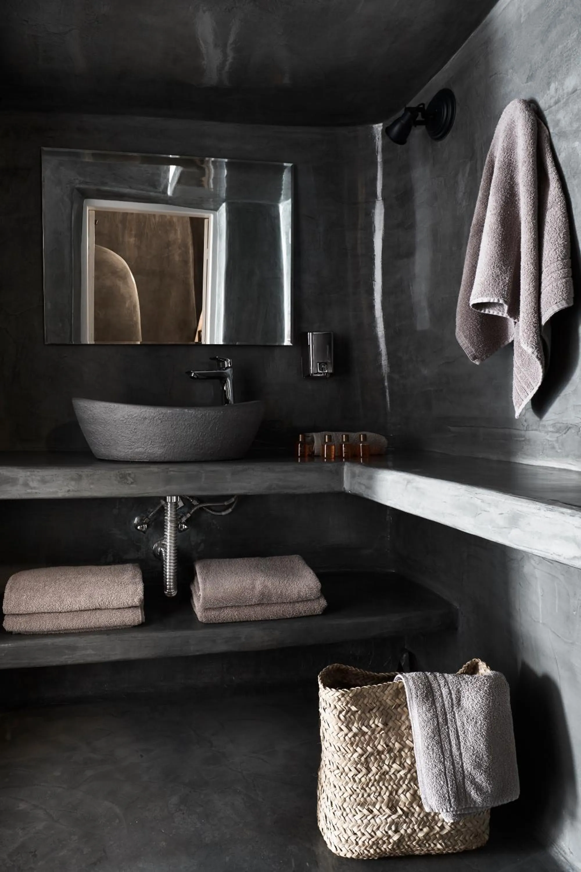 Shower in Virginia's Cave Villas