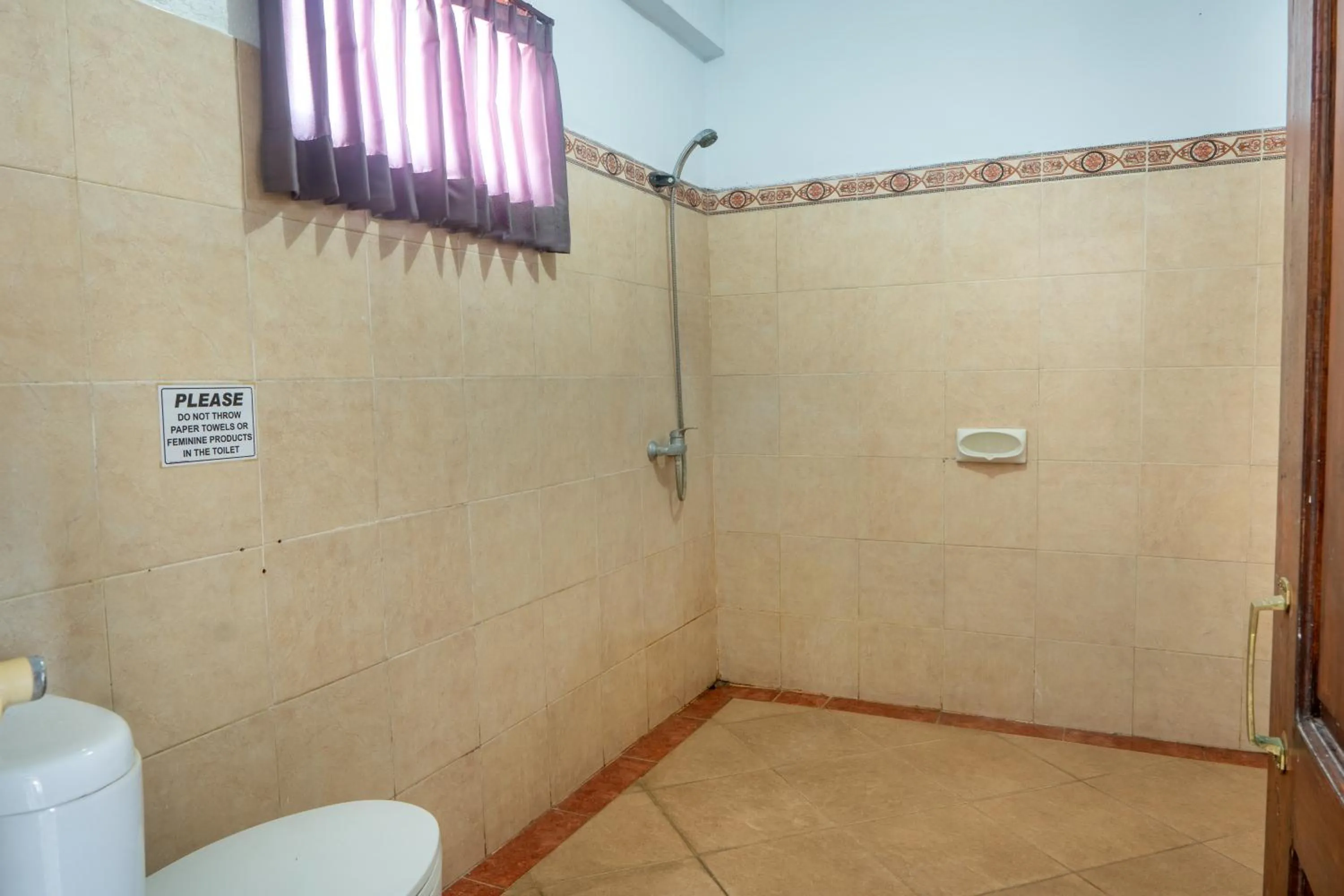 Shower in Warsa's Garden Bungalow and Spa