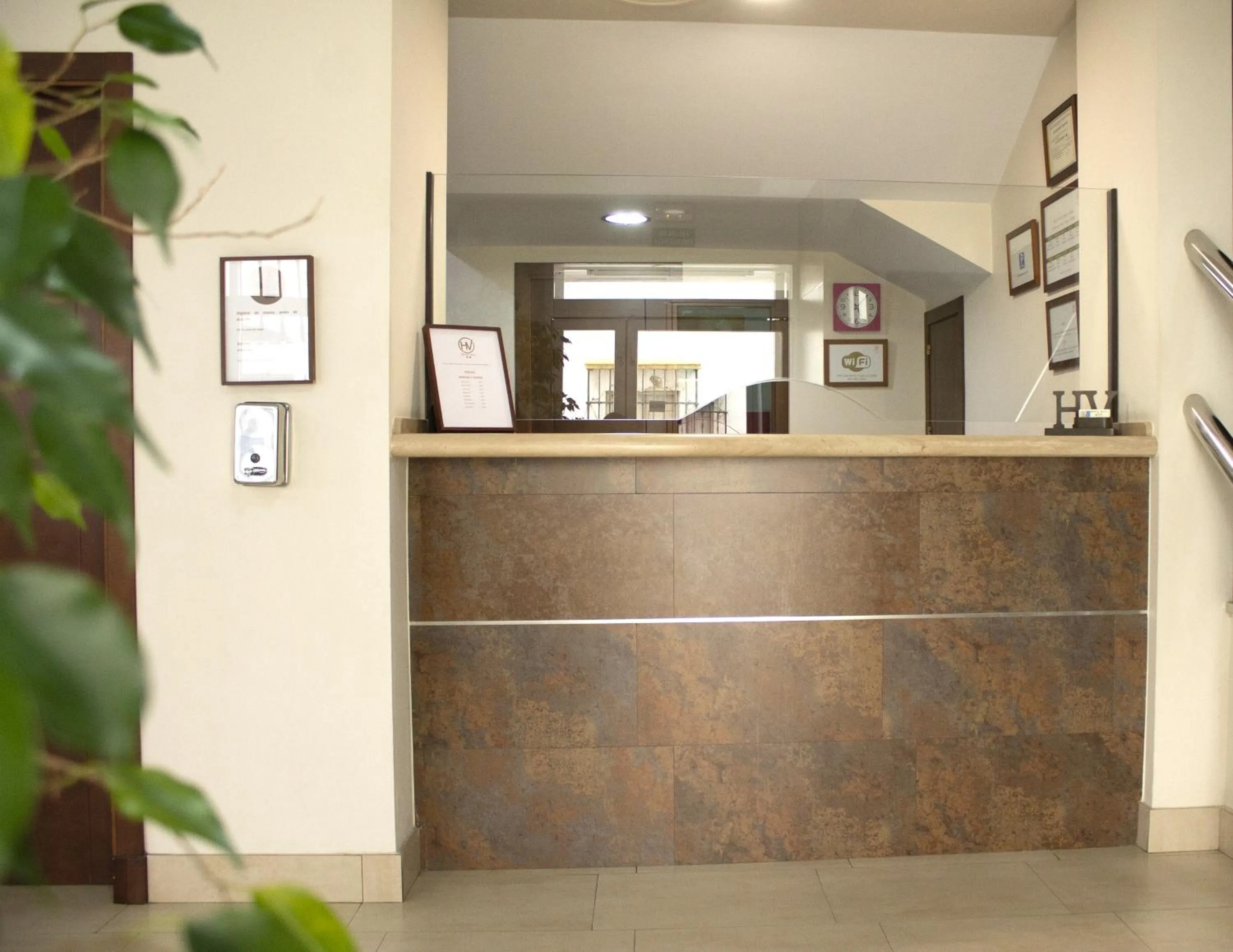 Lobby or reception in Hostal Villa