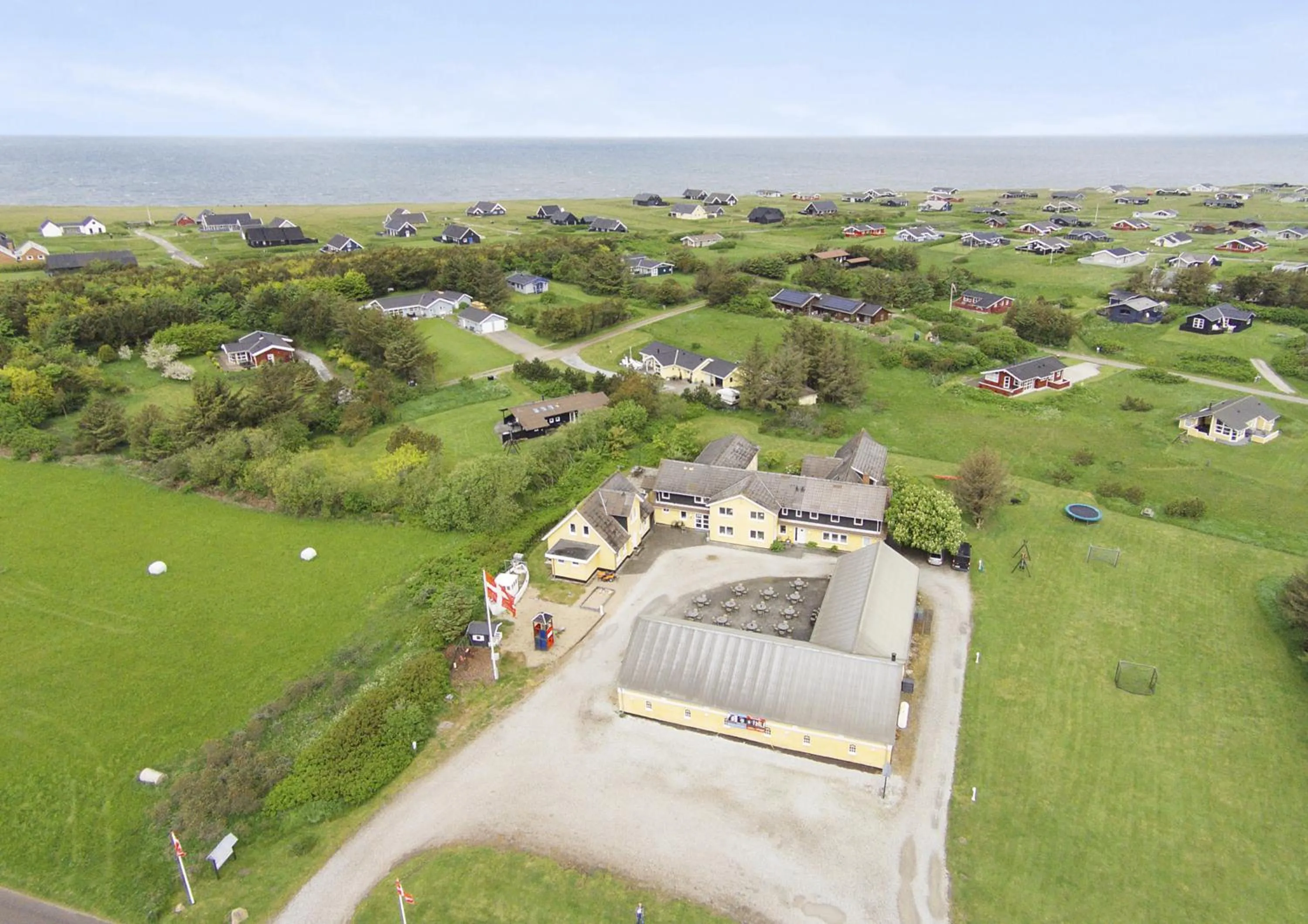 Bird's eye view in Lønstrup Strandhotel