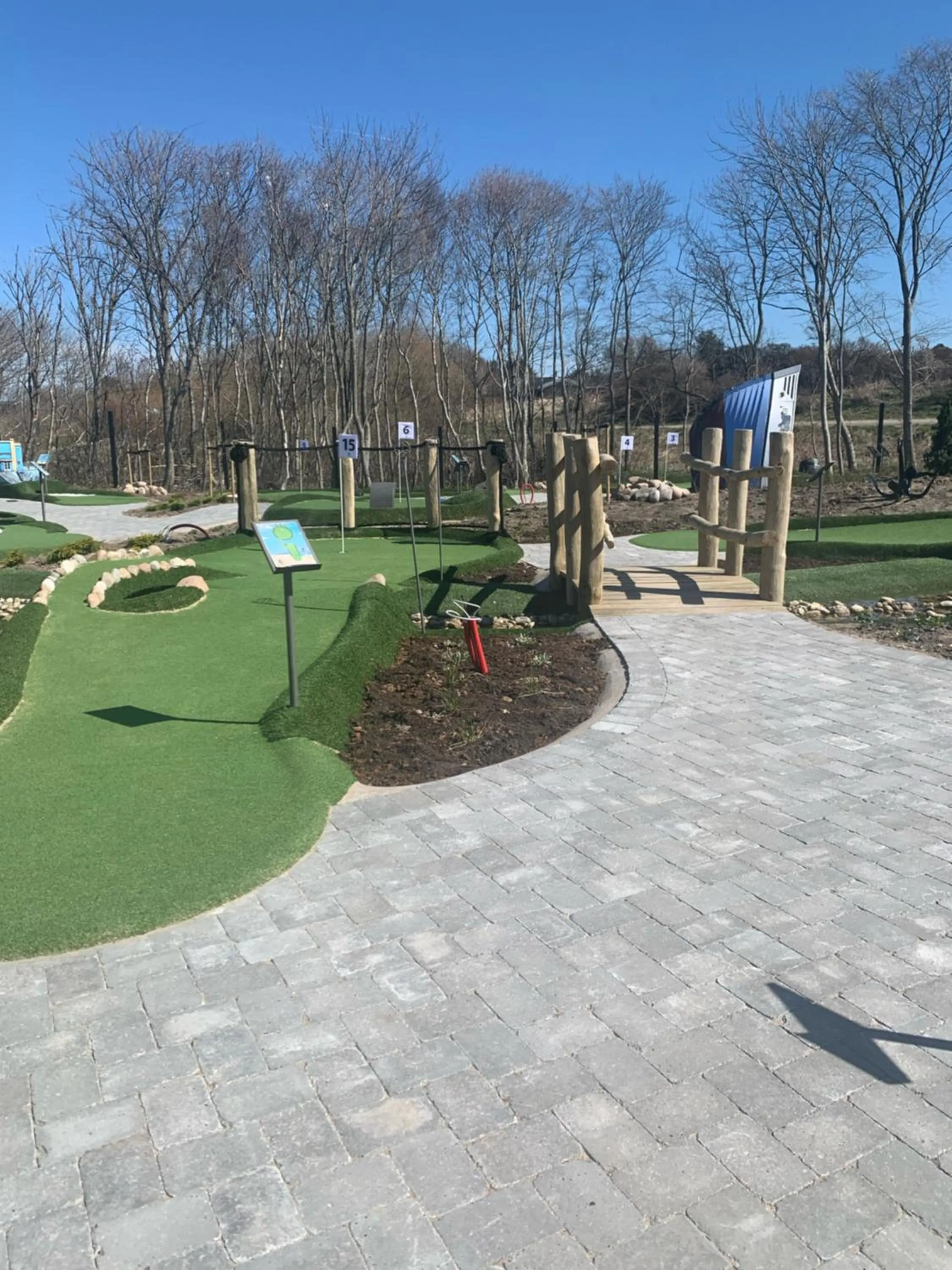 Minigolf in Lønstrup Strandhotel
