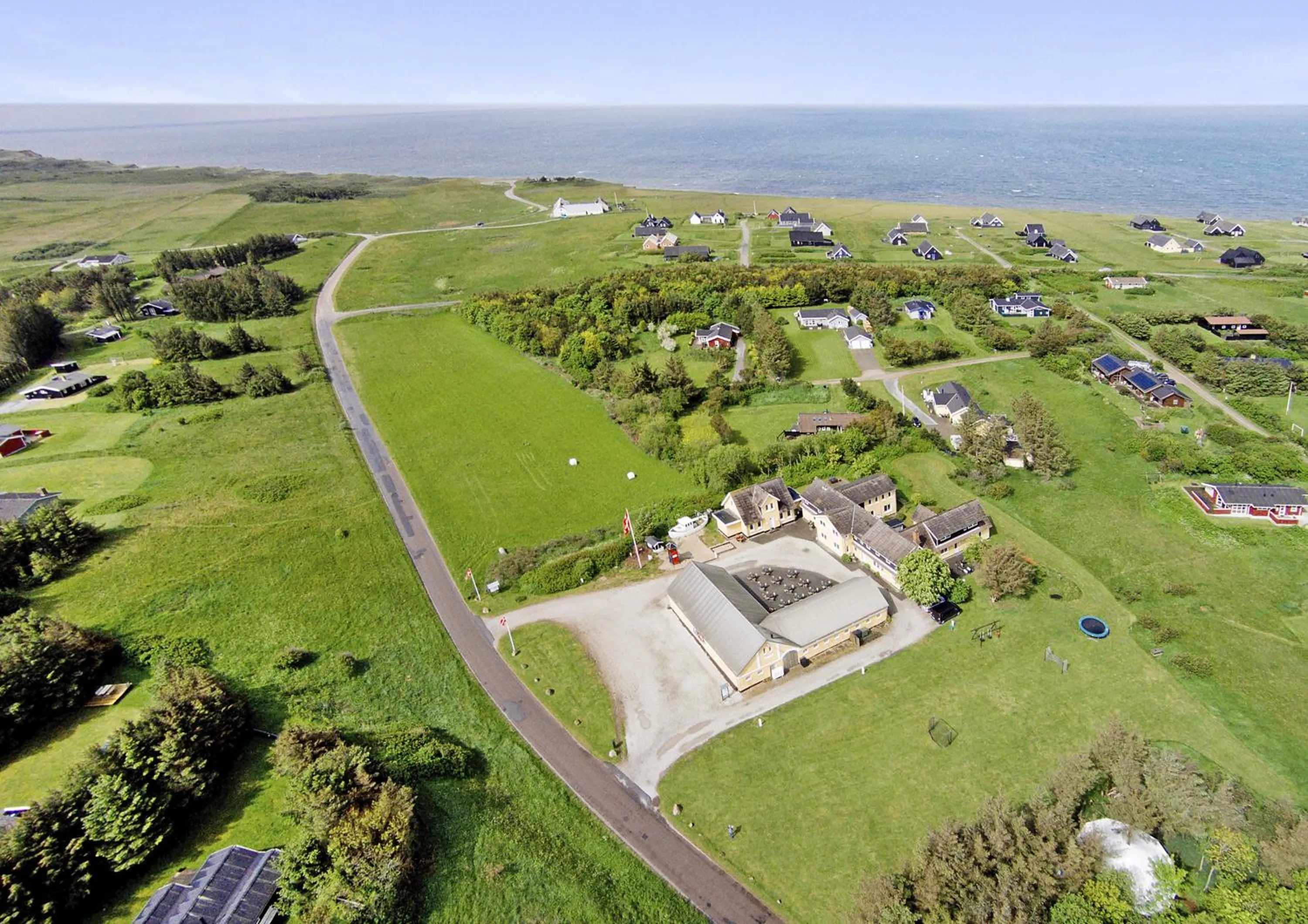 Bird's eye view in Lønstrup Strandhotel