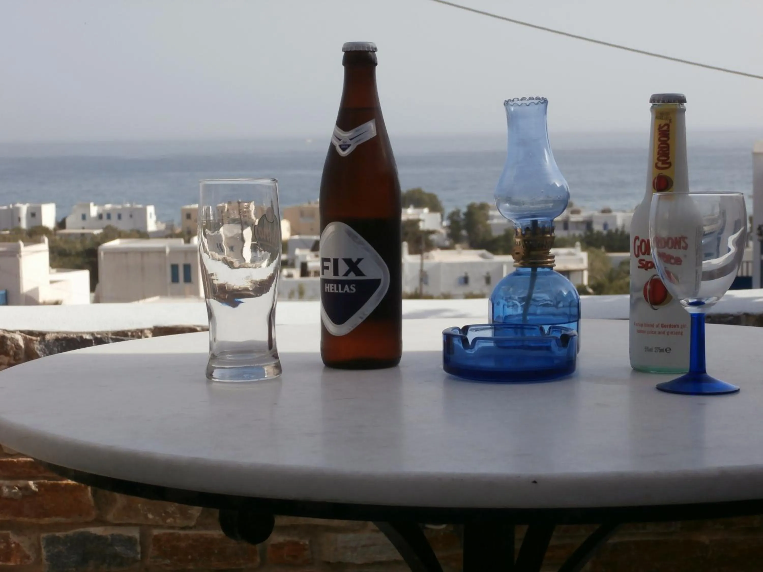 Patio in Kionia Galini Bangalows