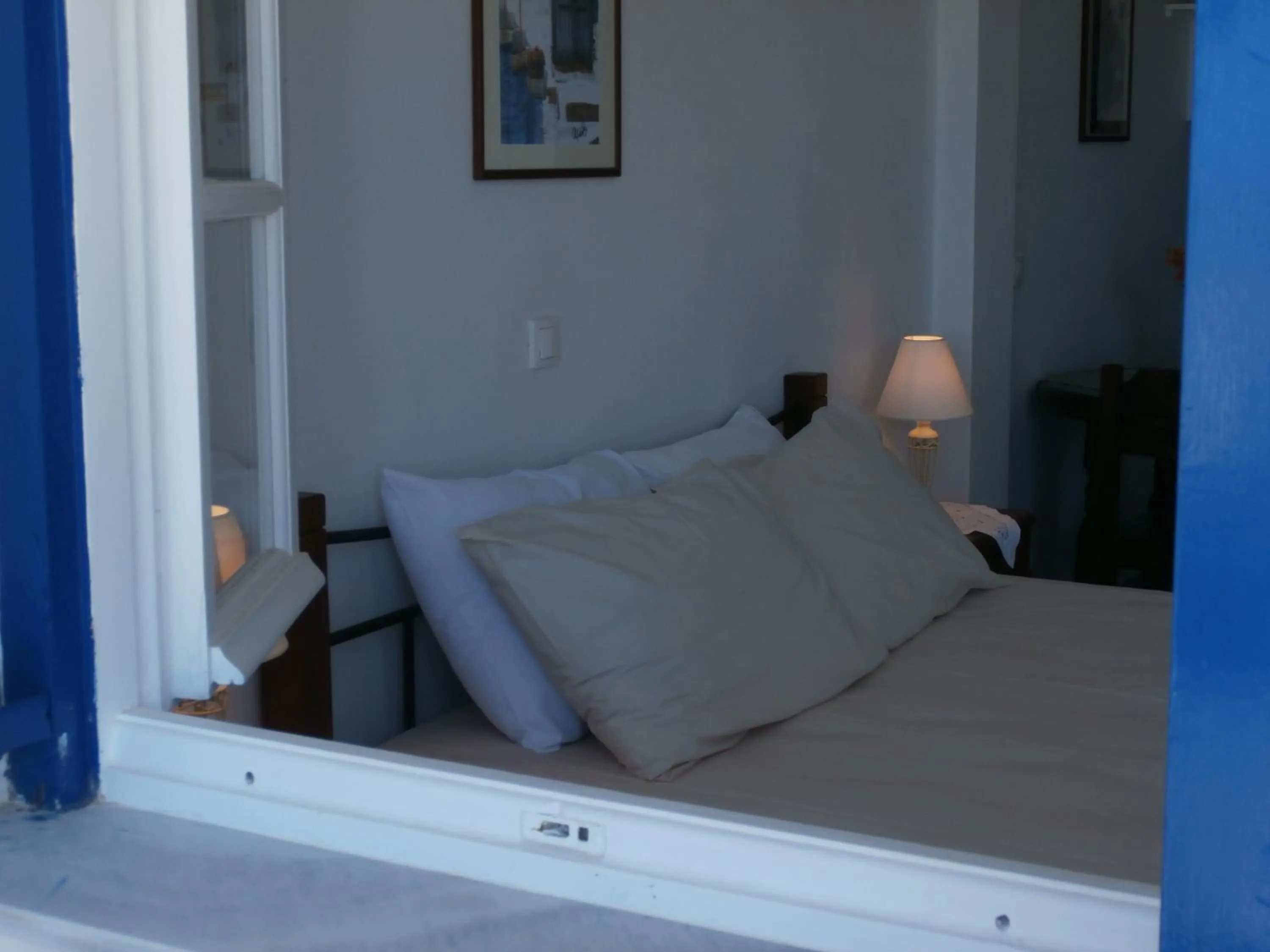 Bed in Kionia Galini Bangalows