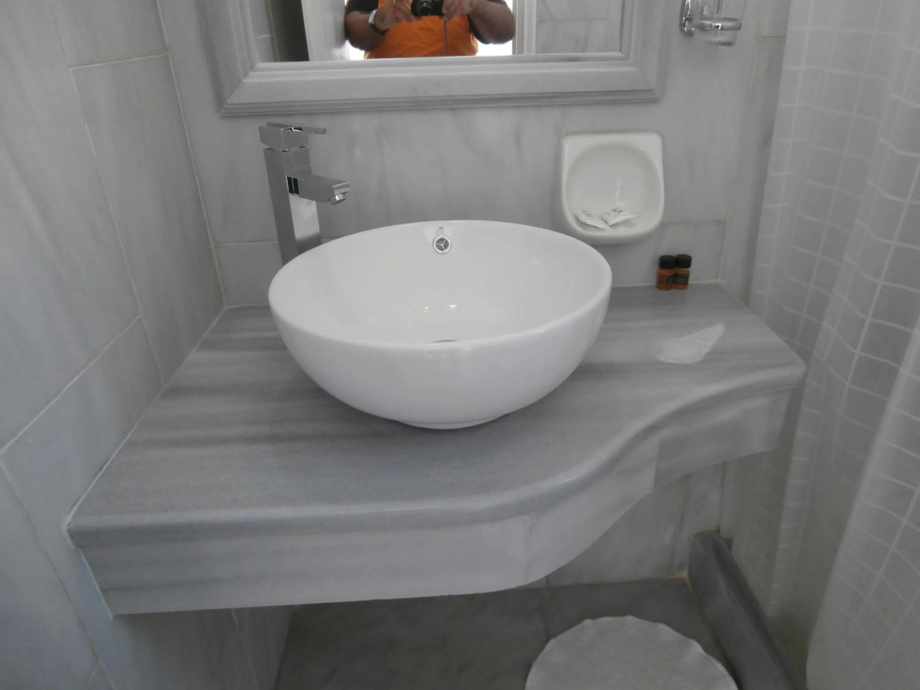 Bathroom in Kionia Galini Bangalows