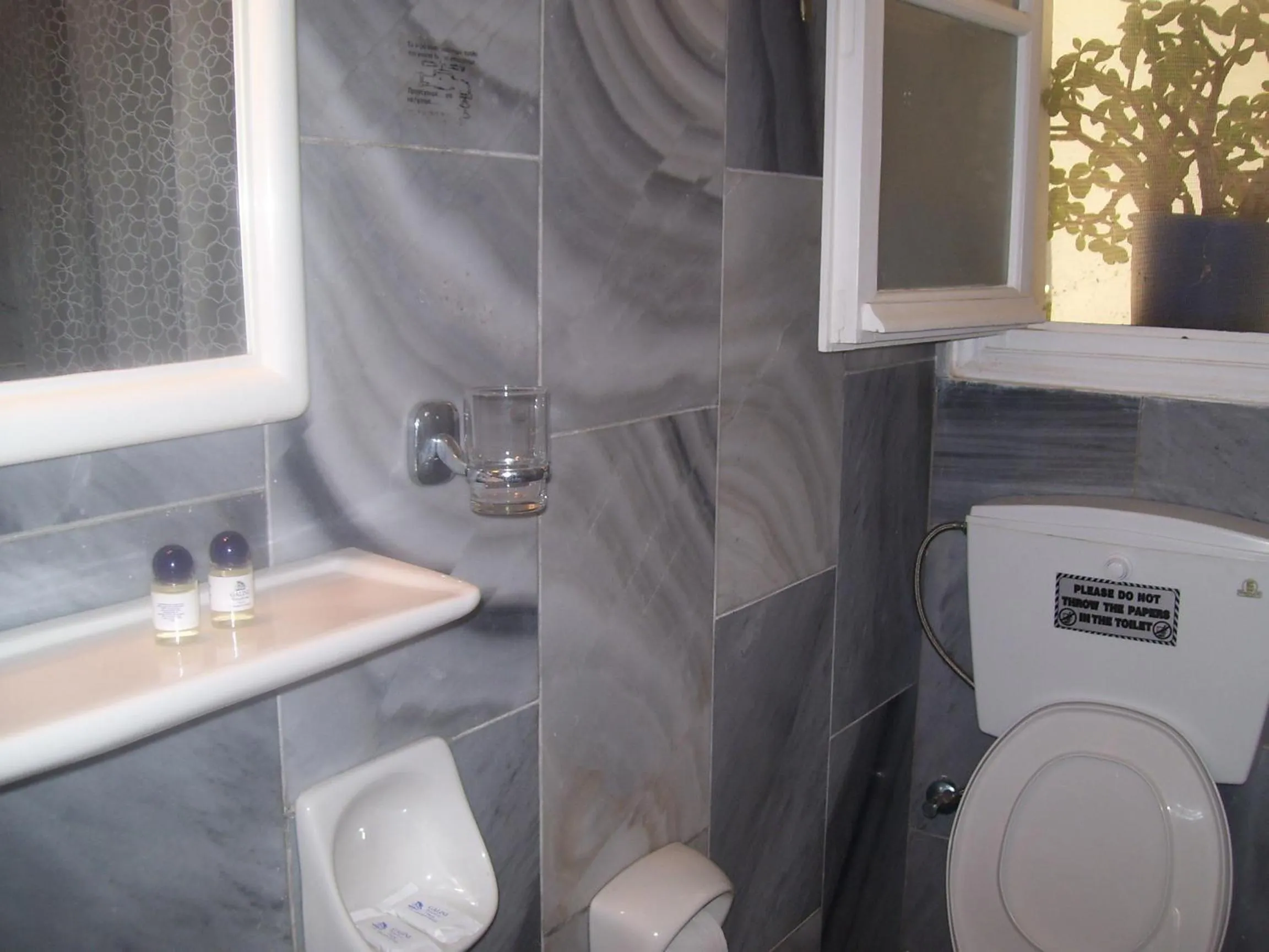 Shower in Kionia Galini Bangalows