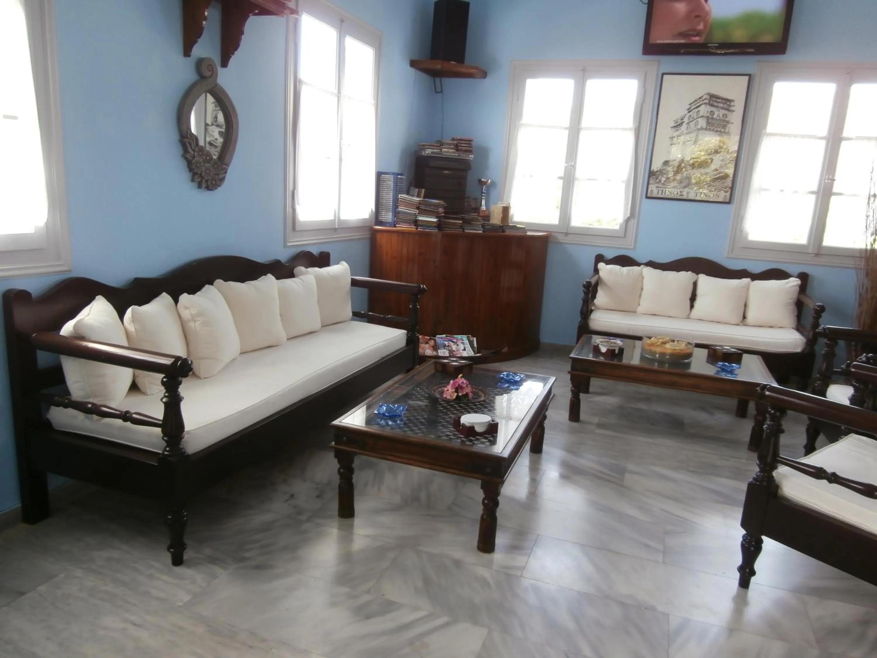 On-site shops in Kionia Galini Bangalows