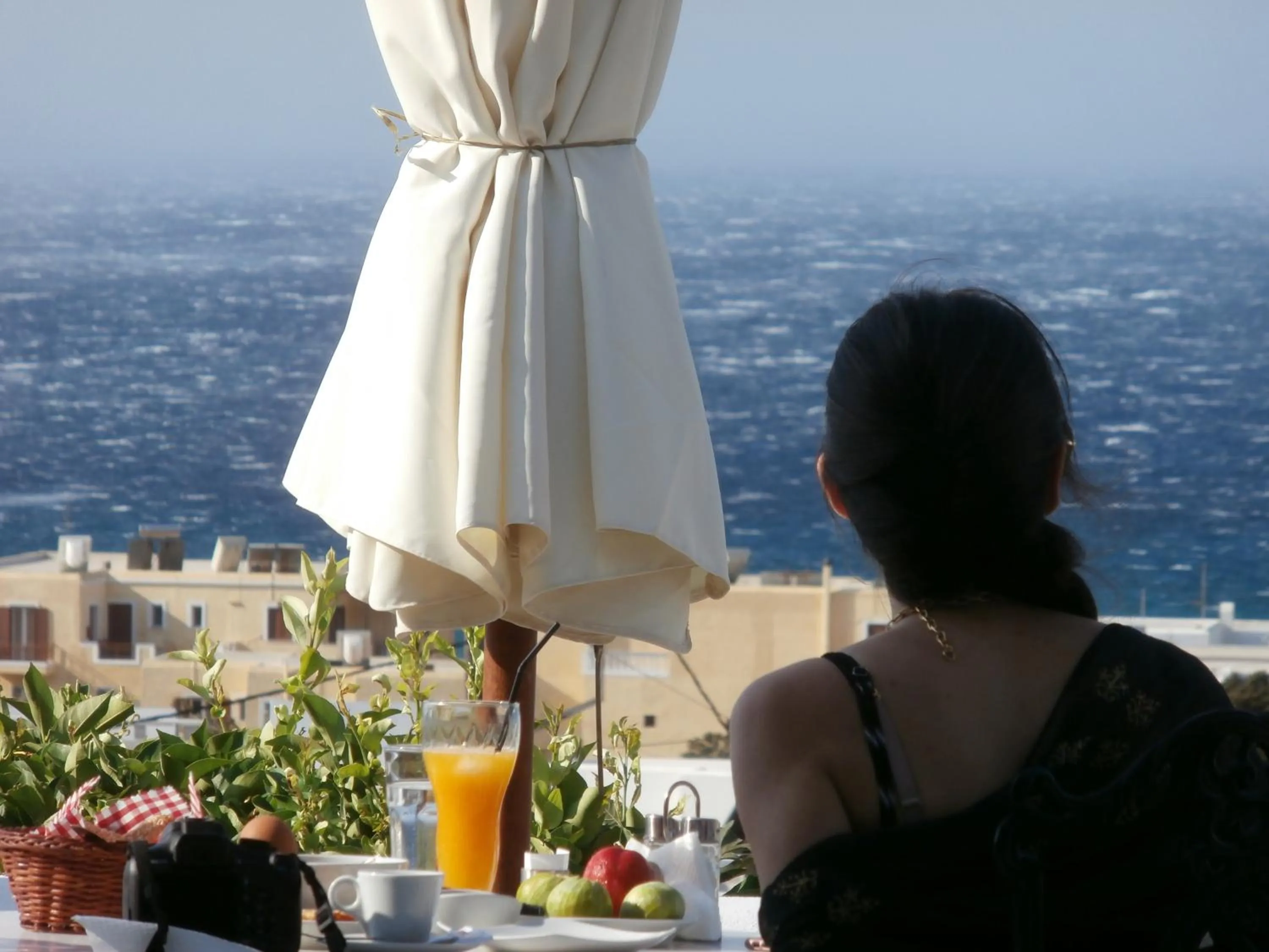 Facade/entrance in Kionia Galini Bangalows