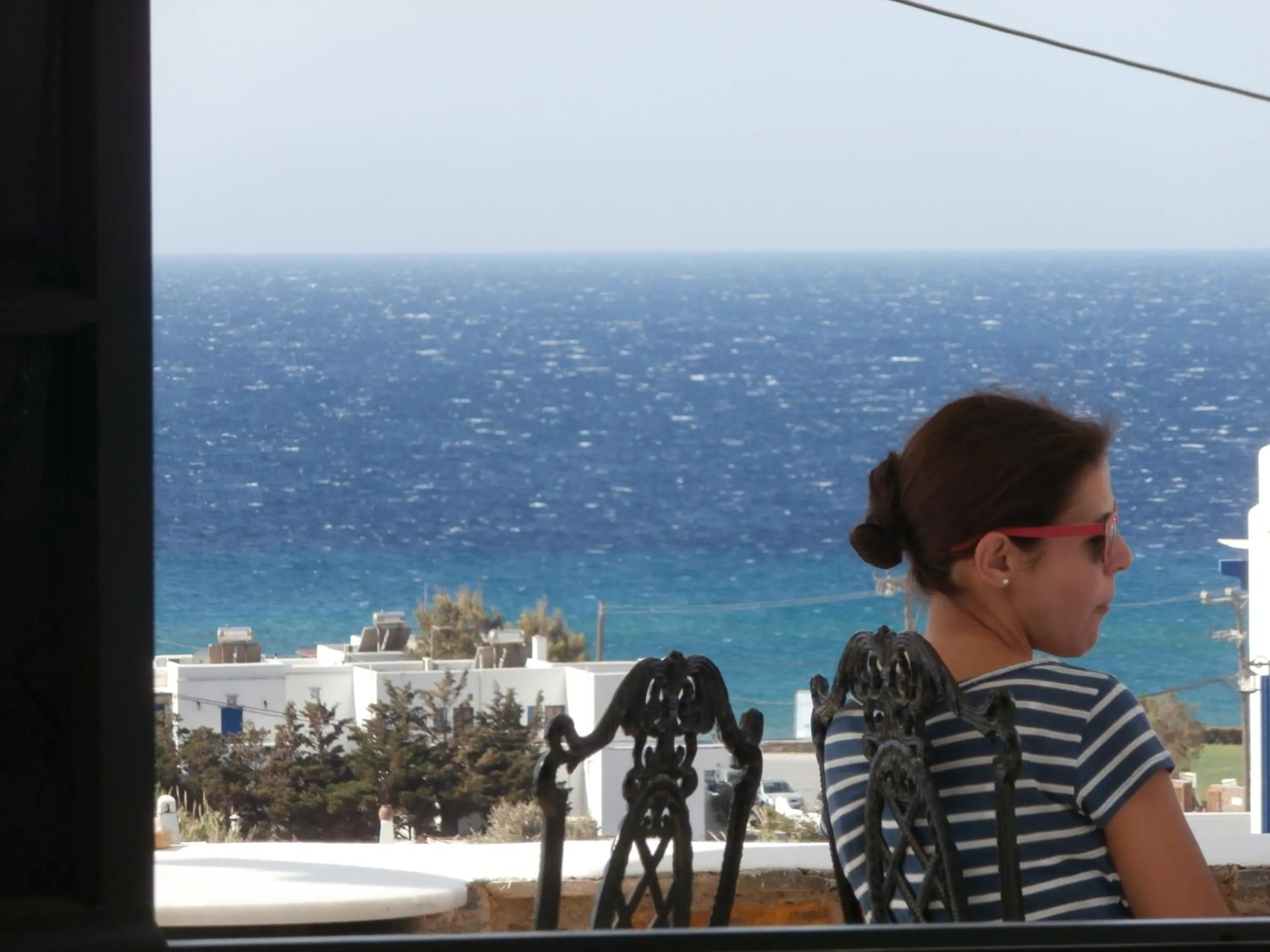 Patio in Kionia Galini Bangalows