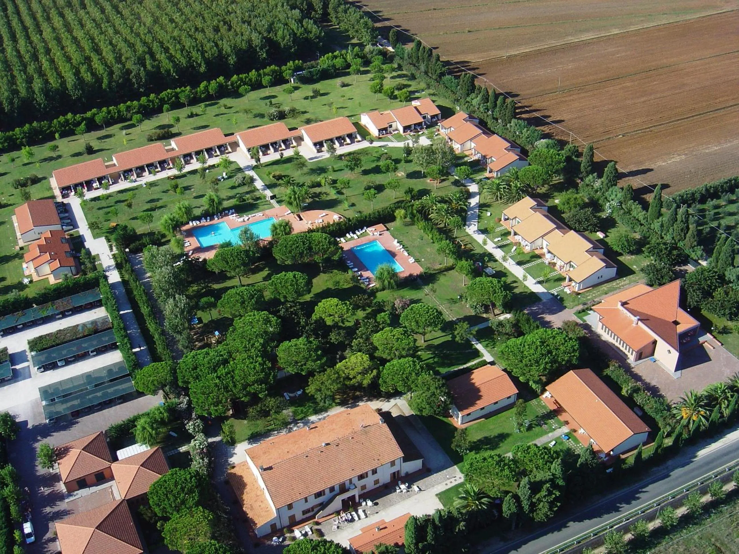 Bird's eye view in Ghiacci Vecchi Residence