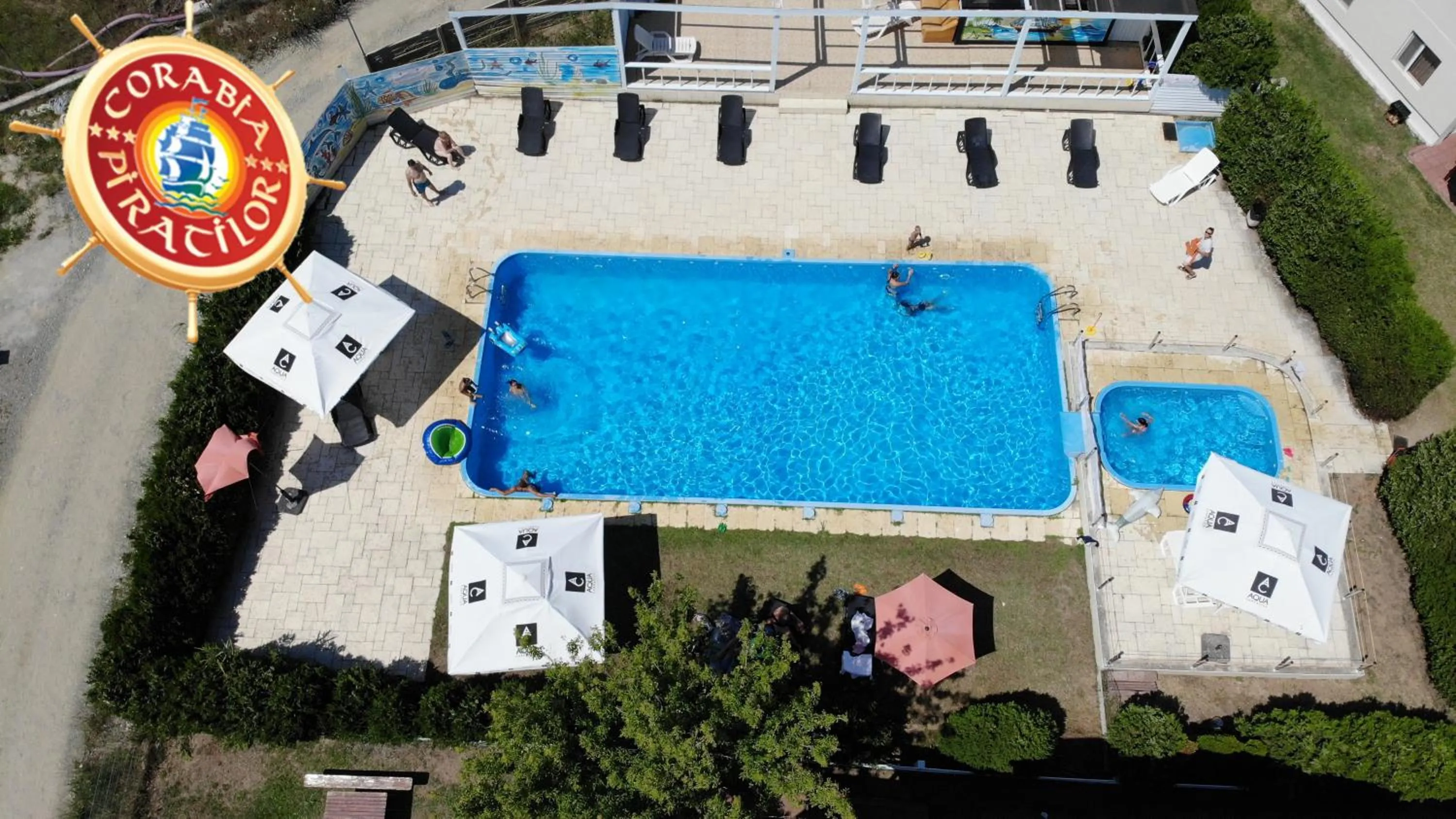 Pool view in Club de Vacanta Corabia Piratilor - Family Resort Mamaia Nord