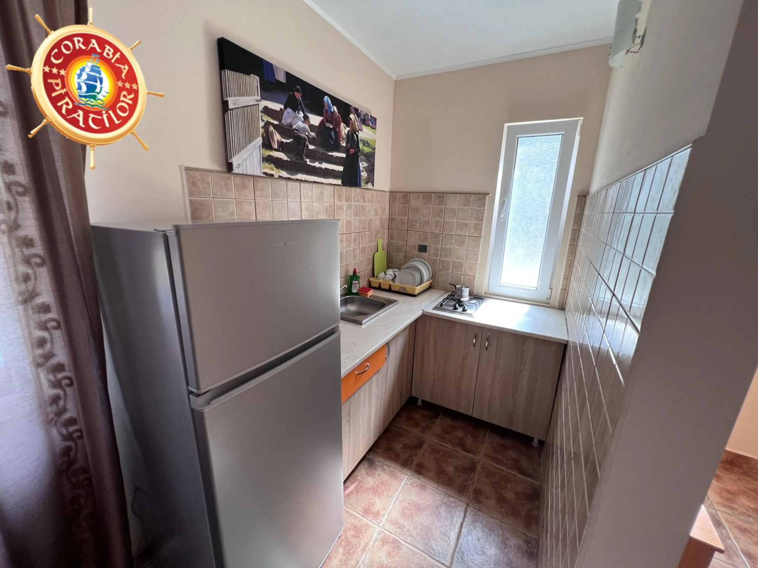 Kitchen or kitchenette in Club de Vacanta Corabia Piratilor - Family Resort Mamaia Nord