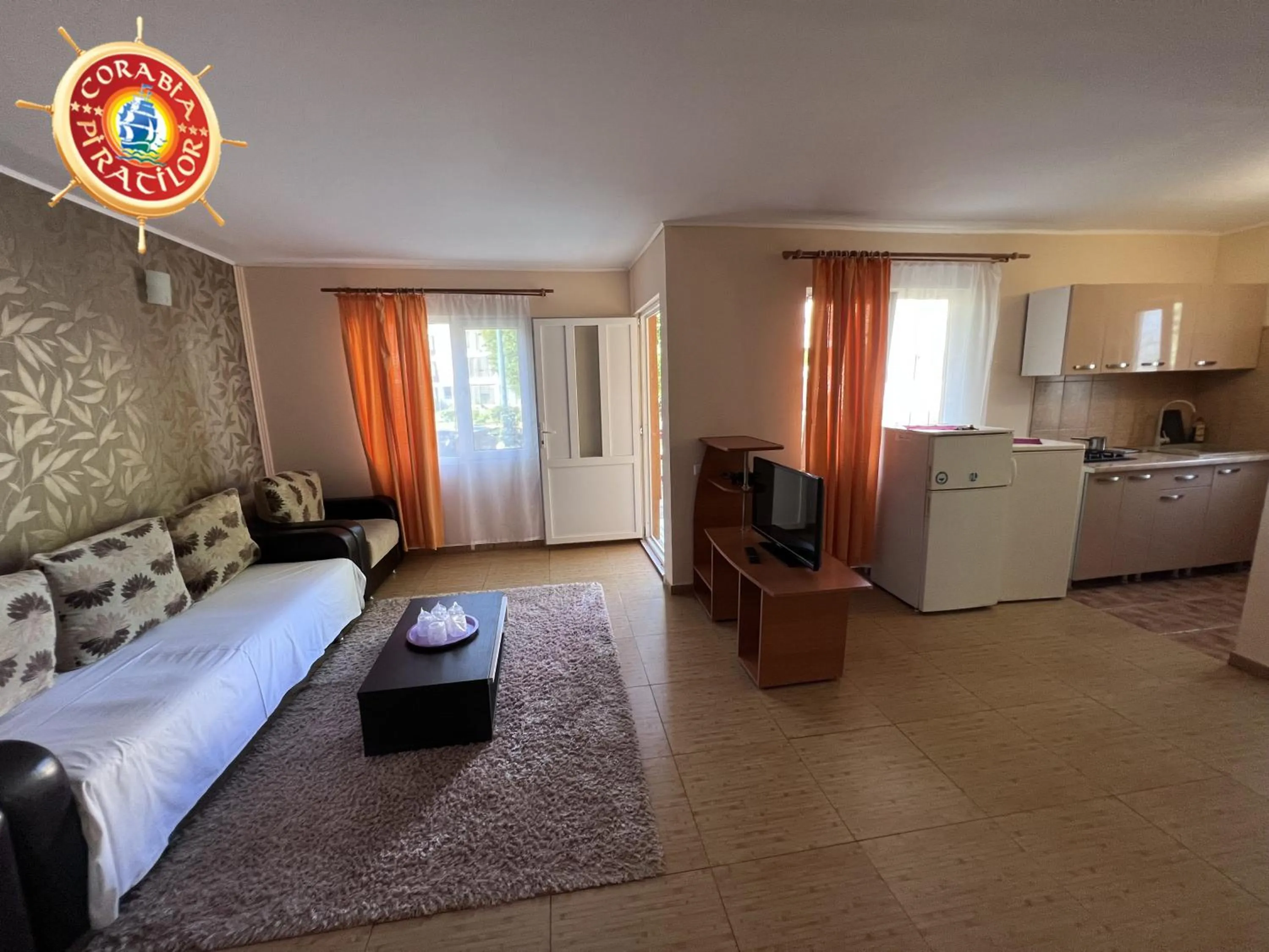 Living room, Bed in Club de Vacanta Corabia Piratilor - Family Resort Mamaia Nord