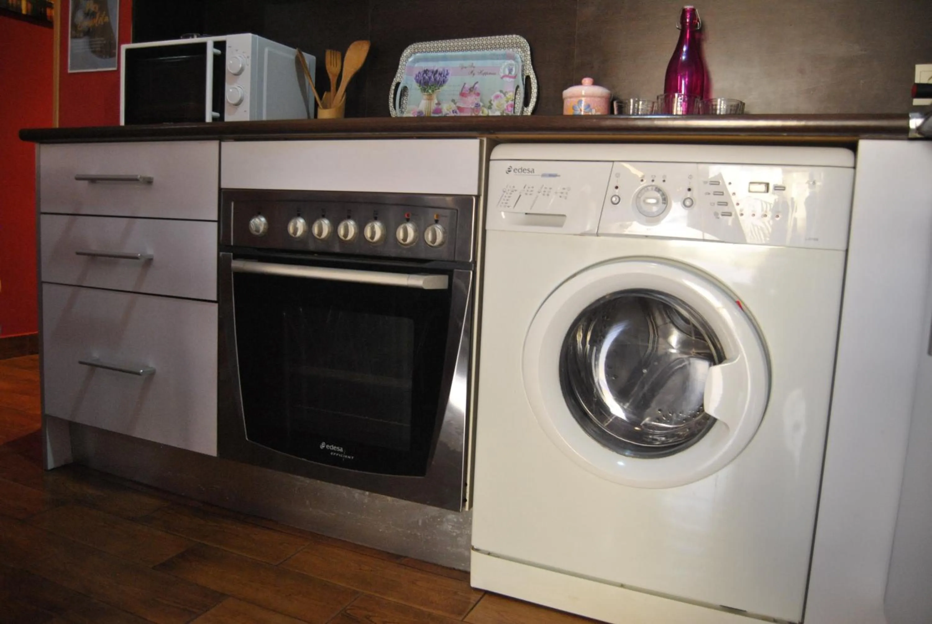 Kitchen or kitchenette in Apartahotel Rural CollaRubio Luxury