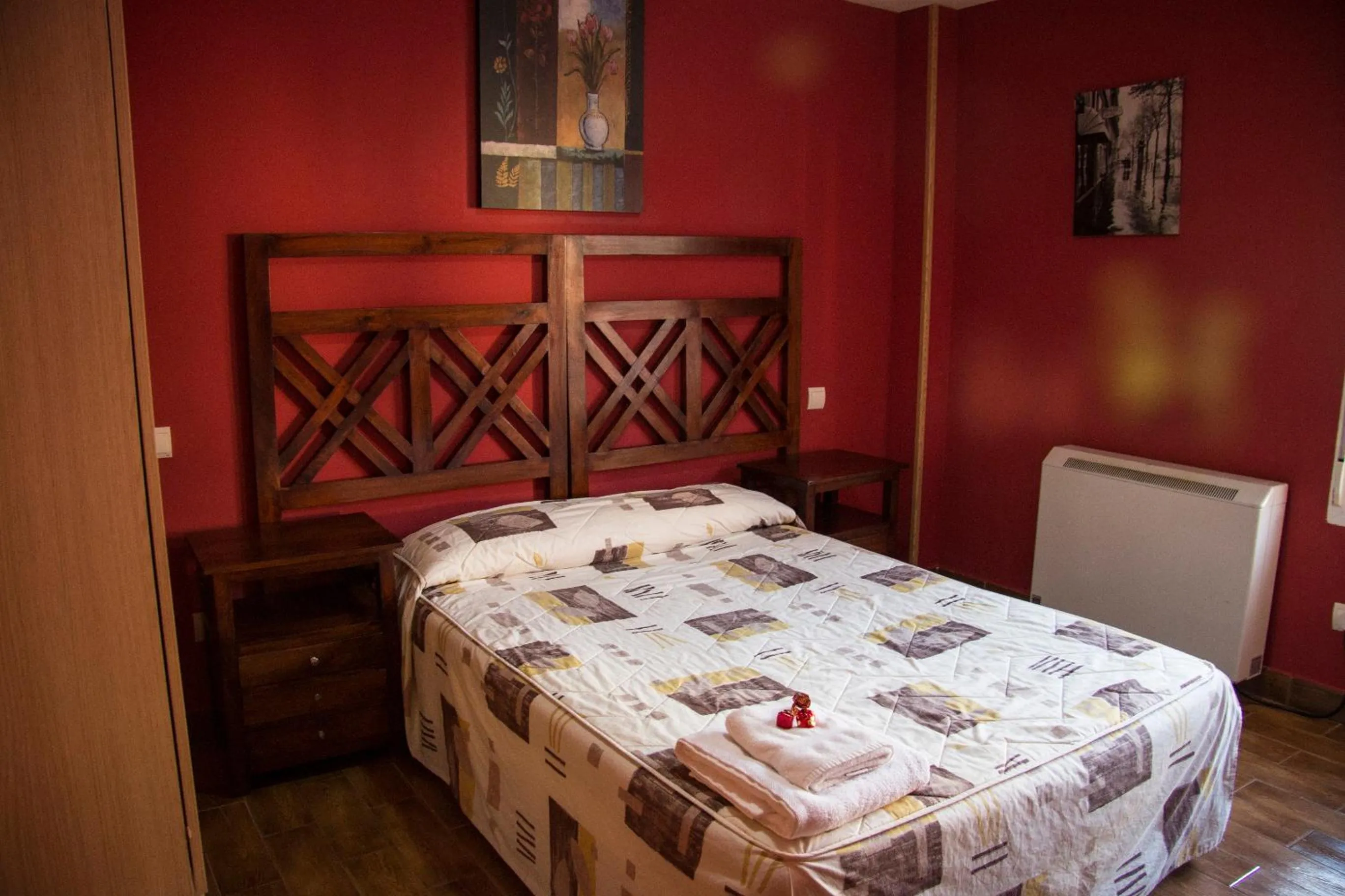 Bed in Apartahotel Rural CollaRubio Luxury