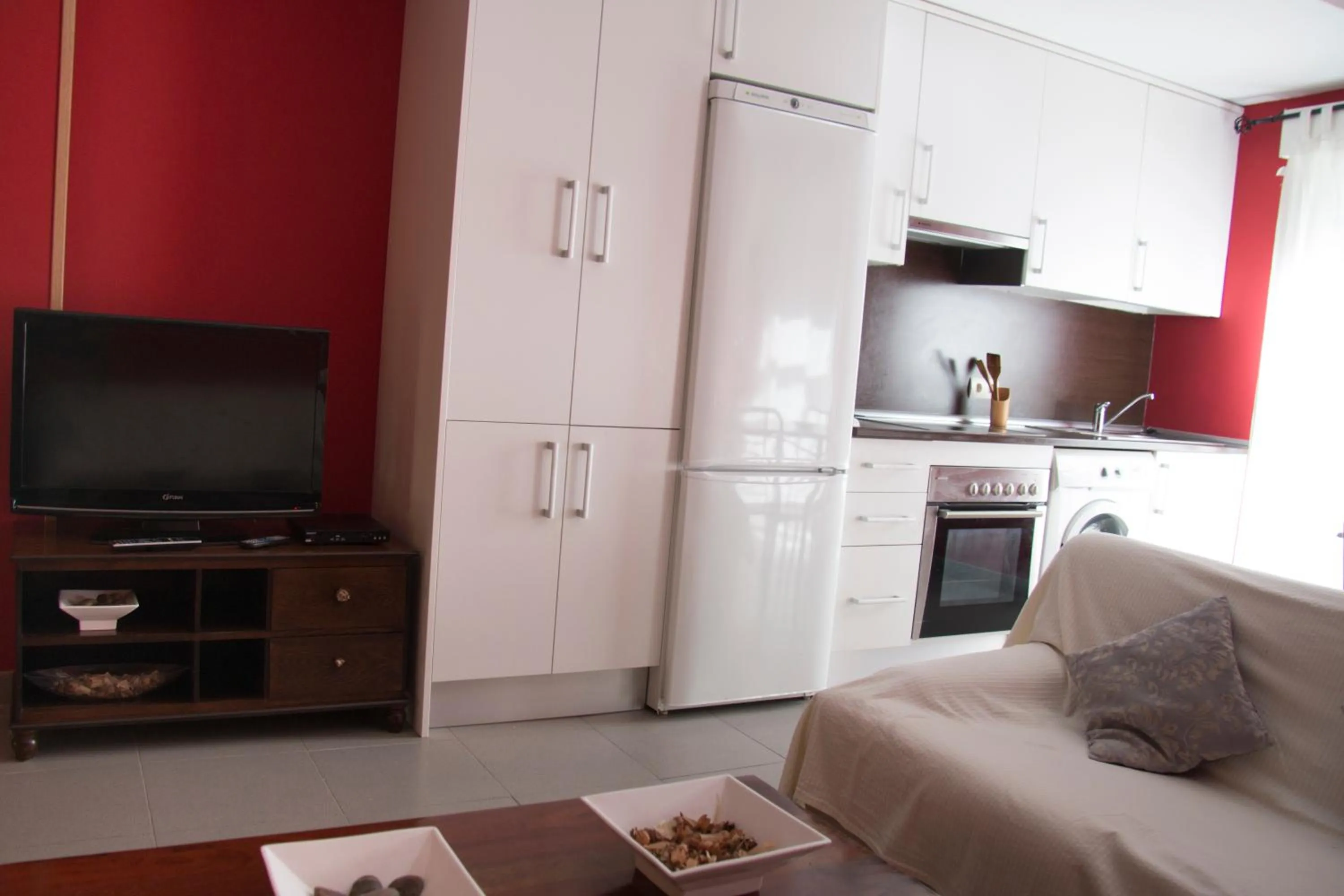 Kitchen or kitchenette in Apartahotel Rural CollaRubio Luxury