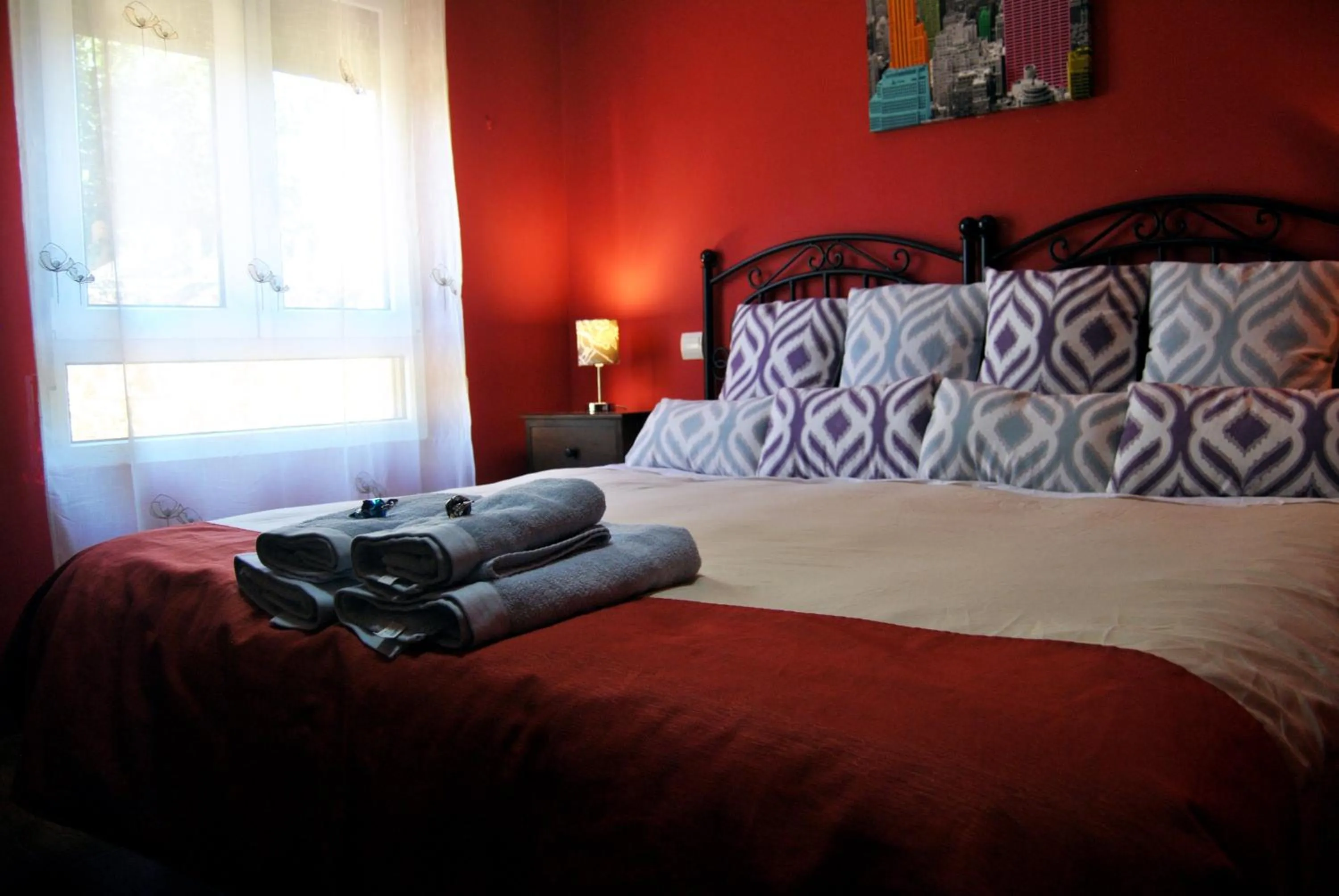 Bed in Apartahotel Rural CollaRubio Luxury