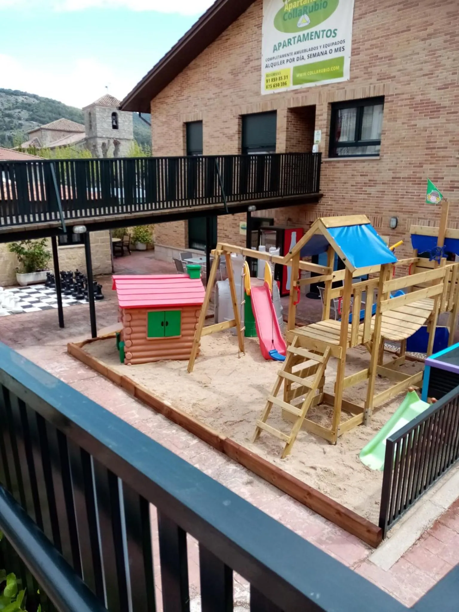 Children play ground in Apartahotel Rural CollaRubio Luxury