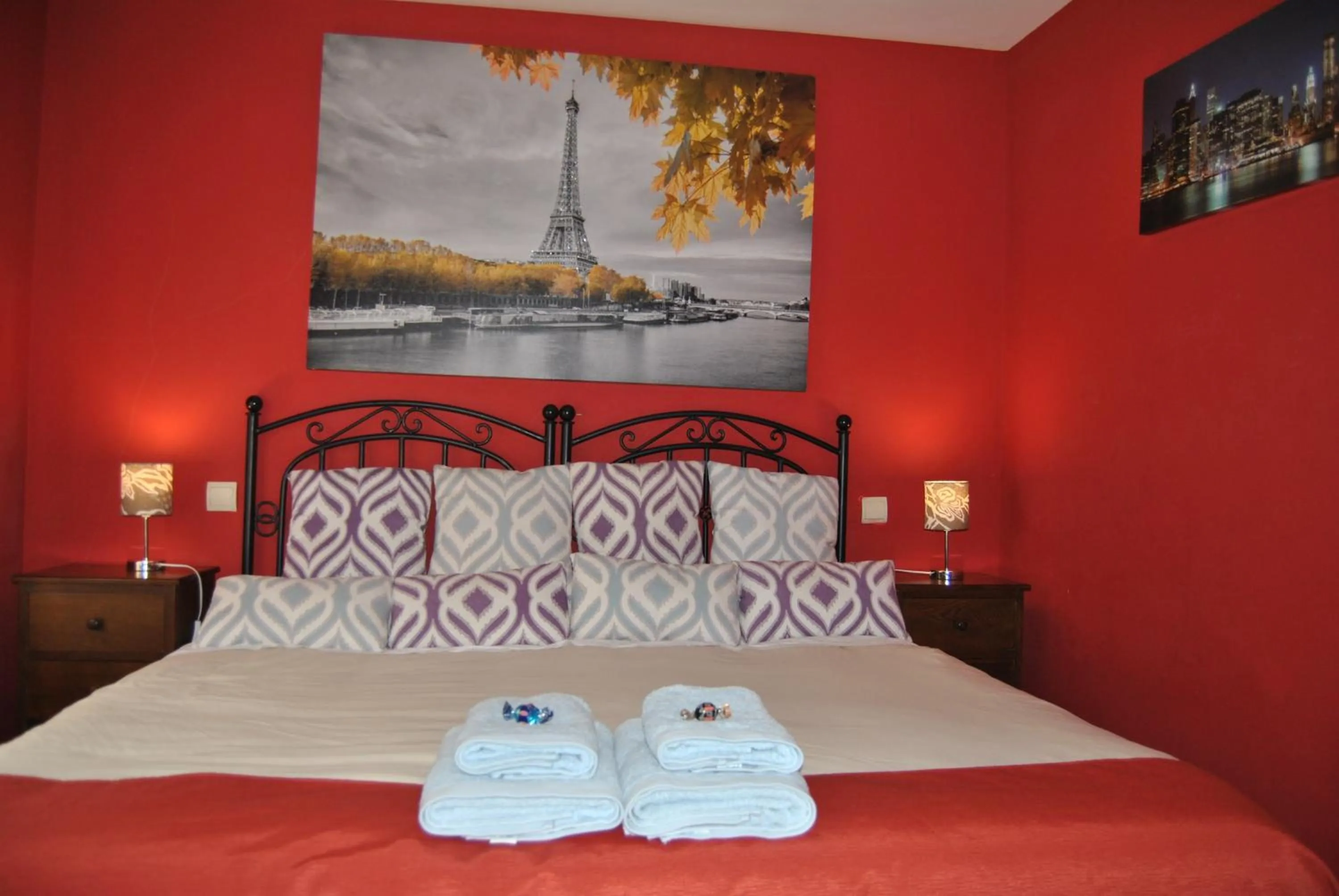 Bed in Apartahotel Rural CollaRubio Luxury