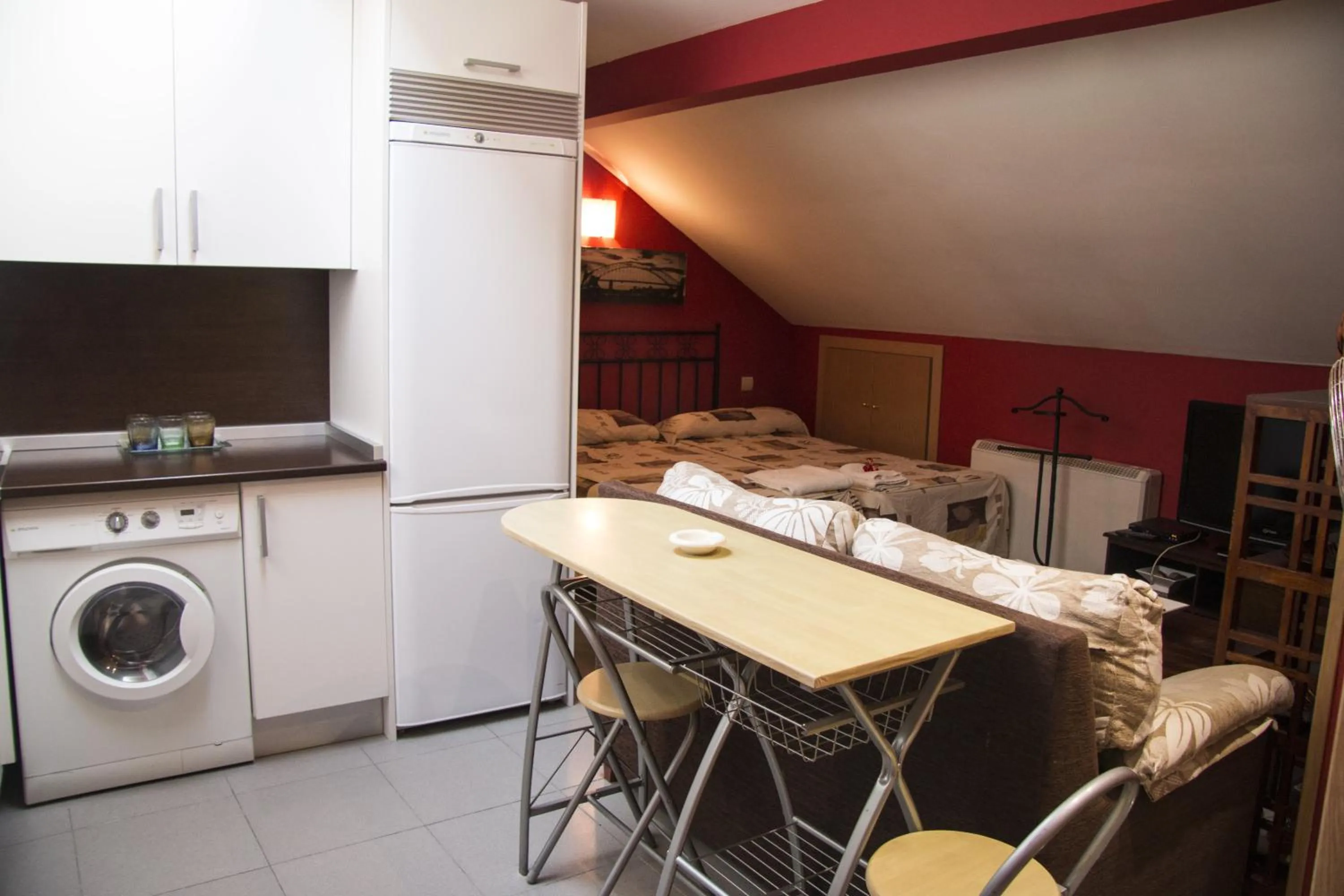 Kitchen or kitchenette in Apartahotel Rural CollaRubio Luxury