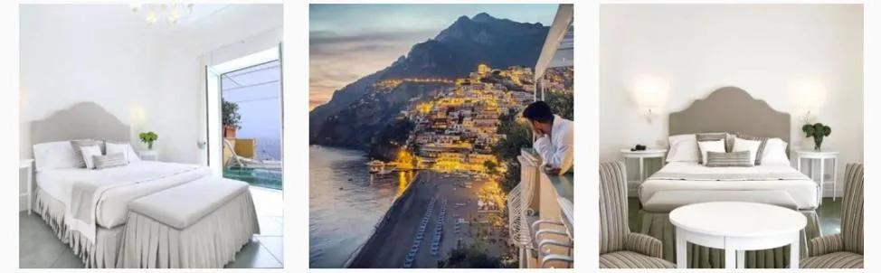 Bed in Hotel Marincanto