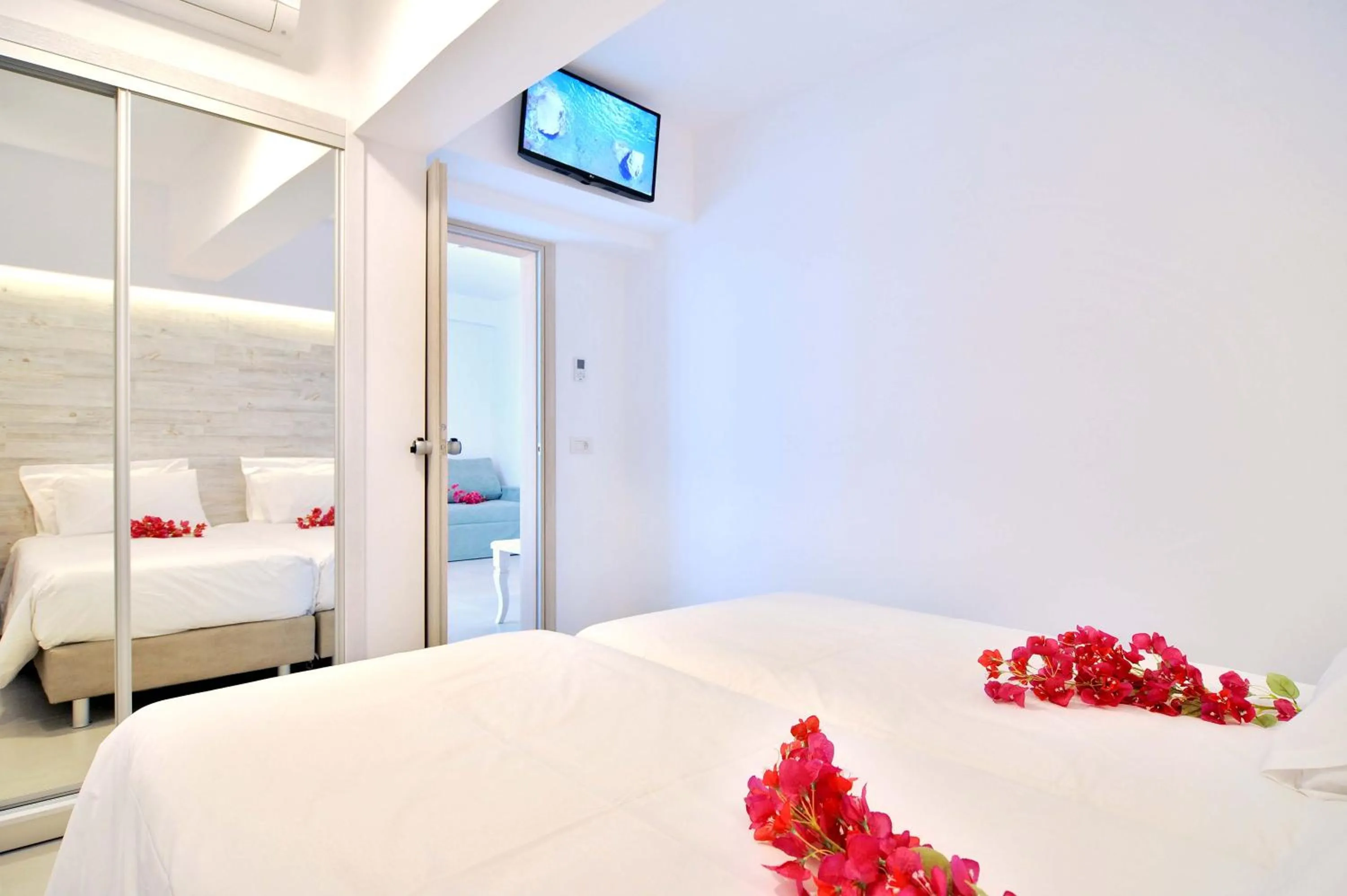 Bed in Apollon Windmill Boutique Hotel - Adults Only