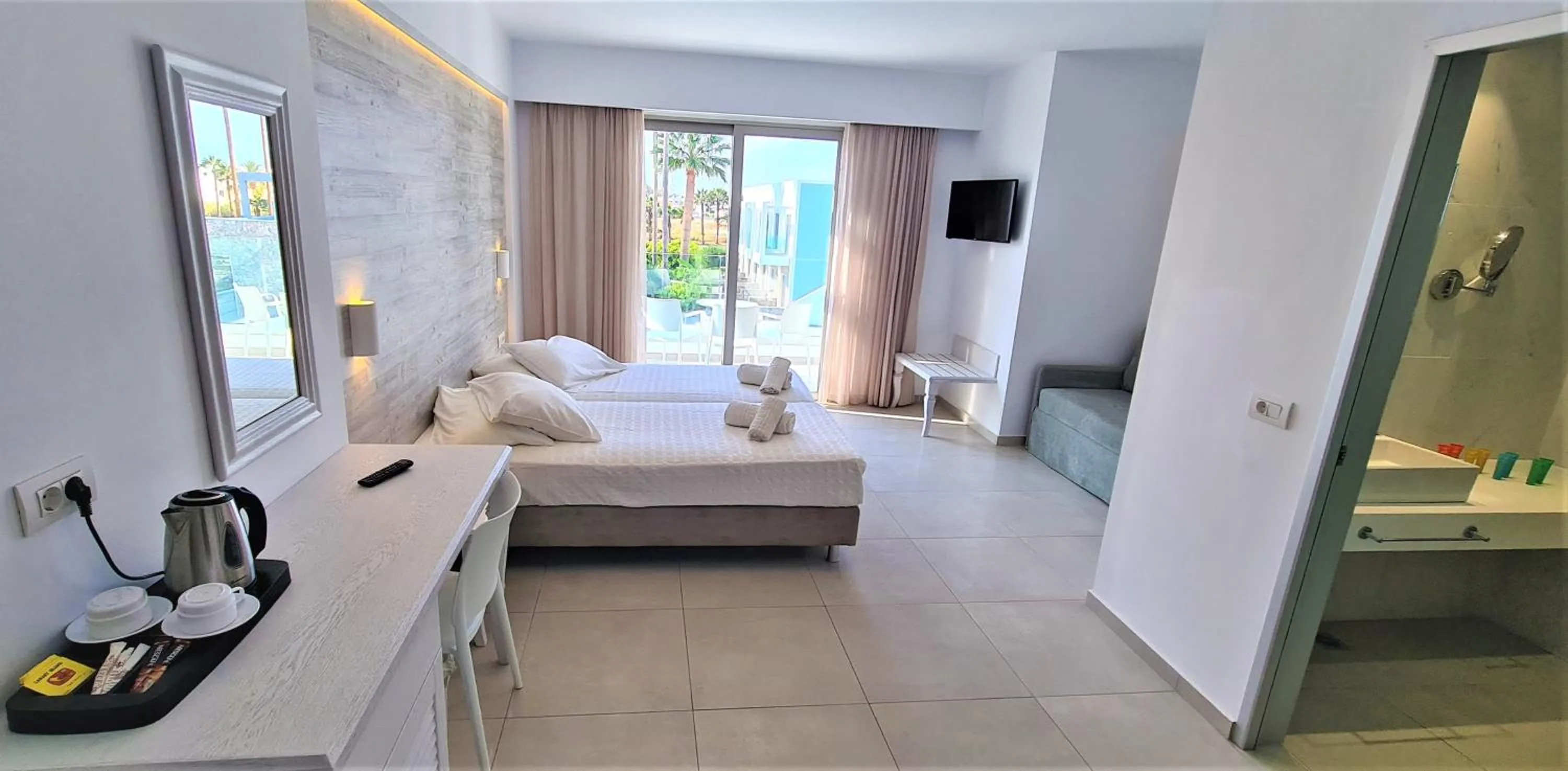 Bed in Apollon Windmill Boutique Hotel - Adults Only